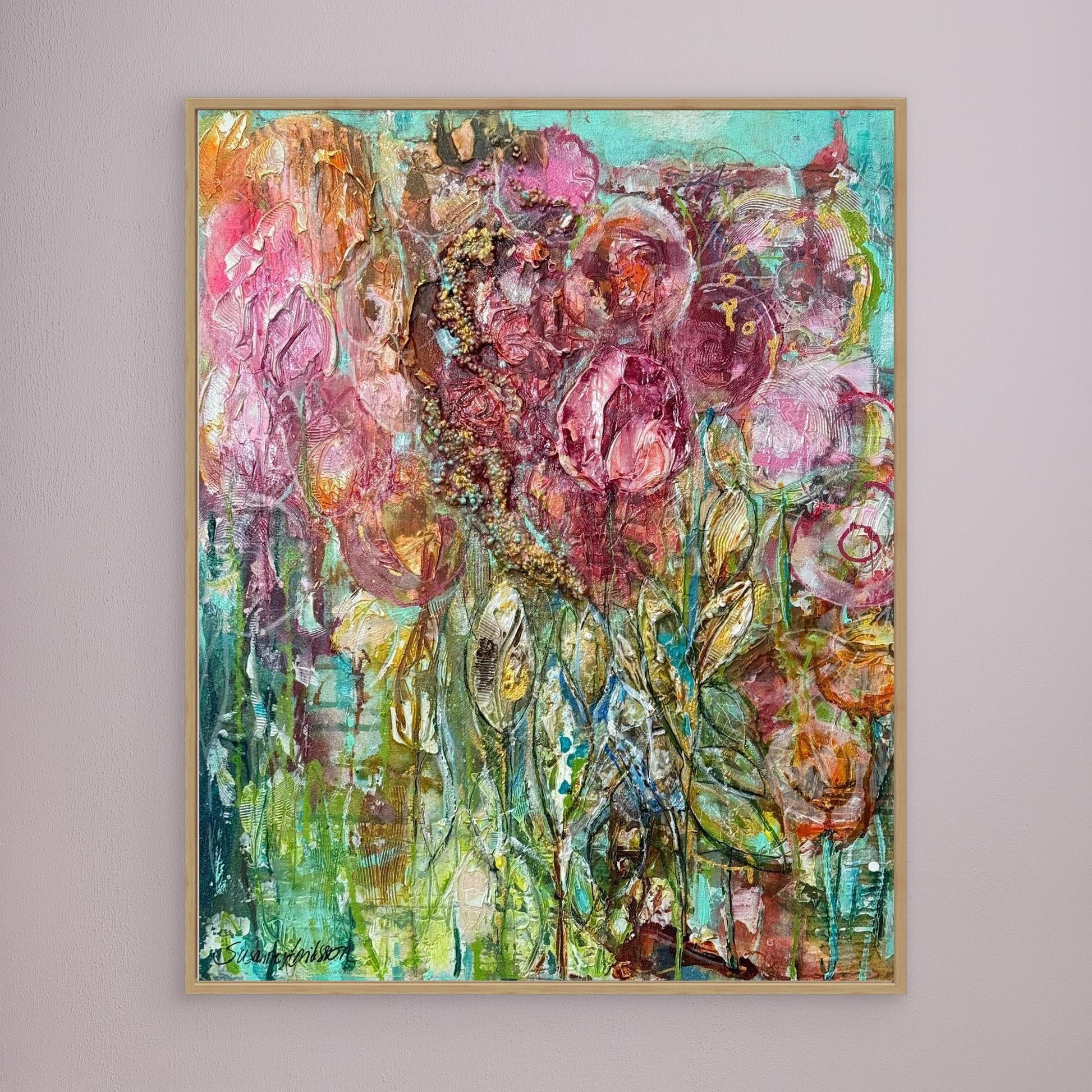 Dream garden - konsttryck på canvas 