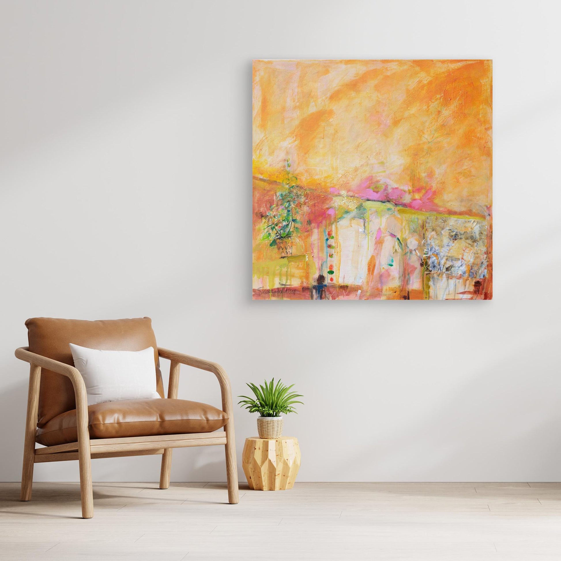 My Orange World - Tryck på Canvas
