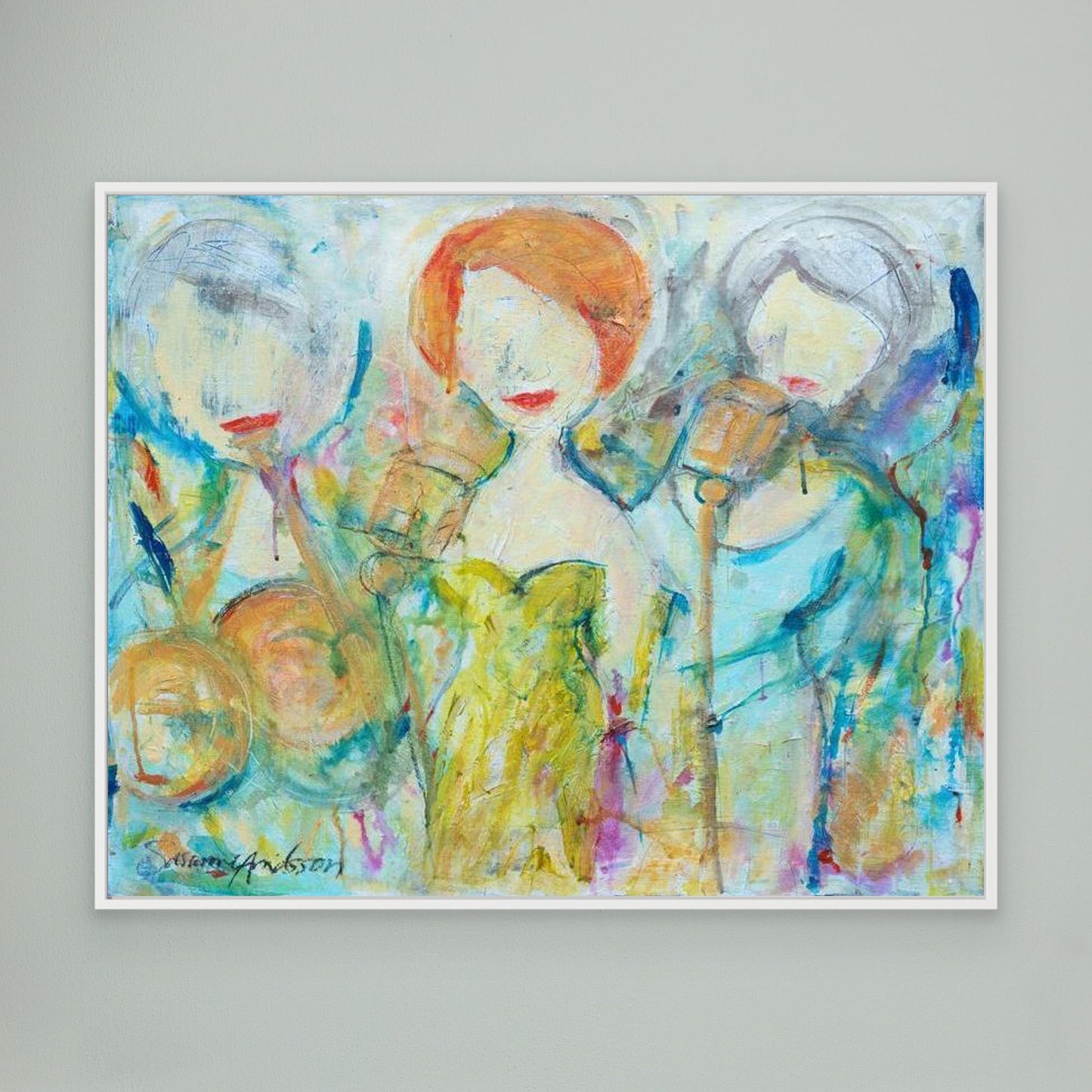Jazz in the light- Jazz in the light – konsttryck på duk