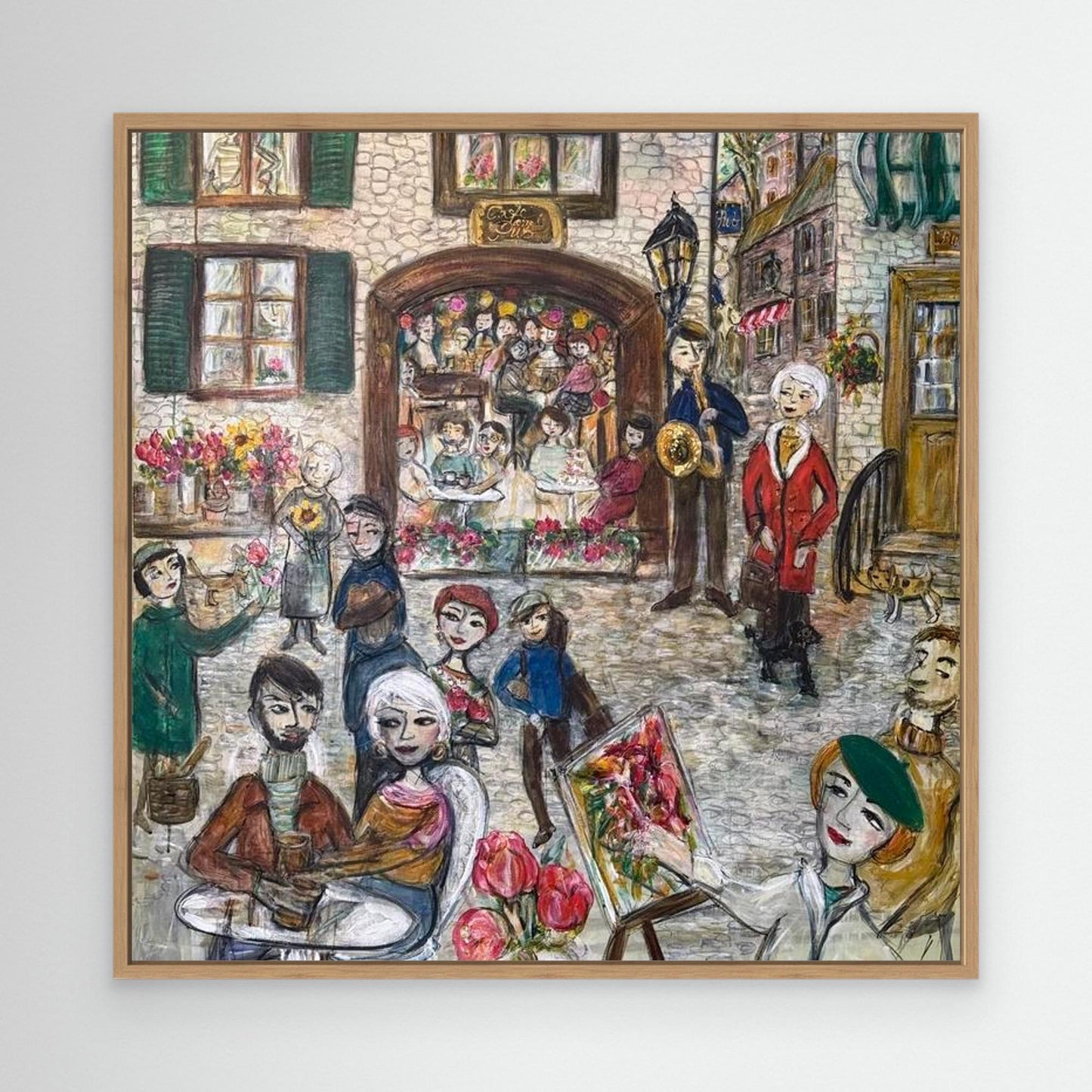 Engelsk village - Canvasprint