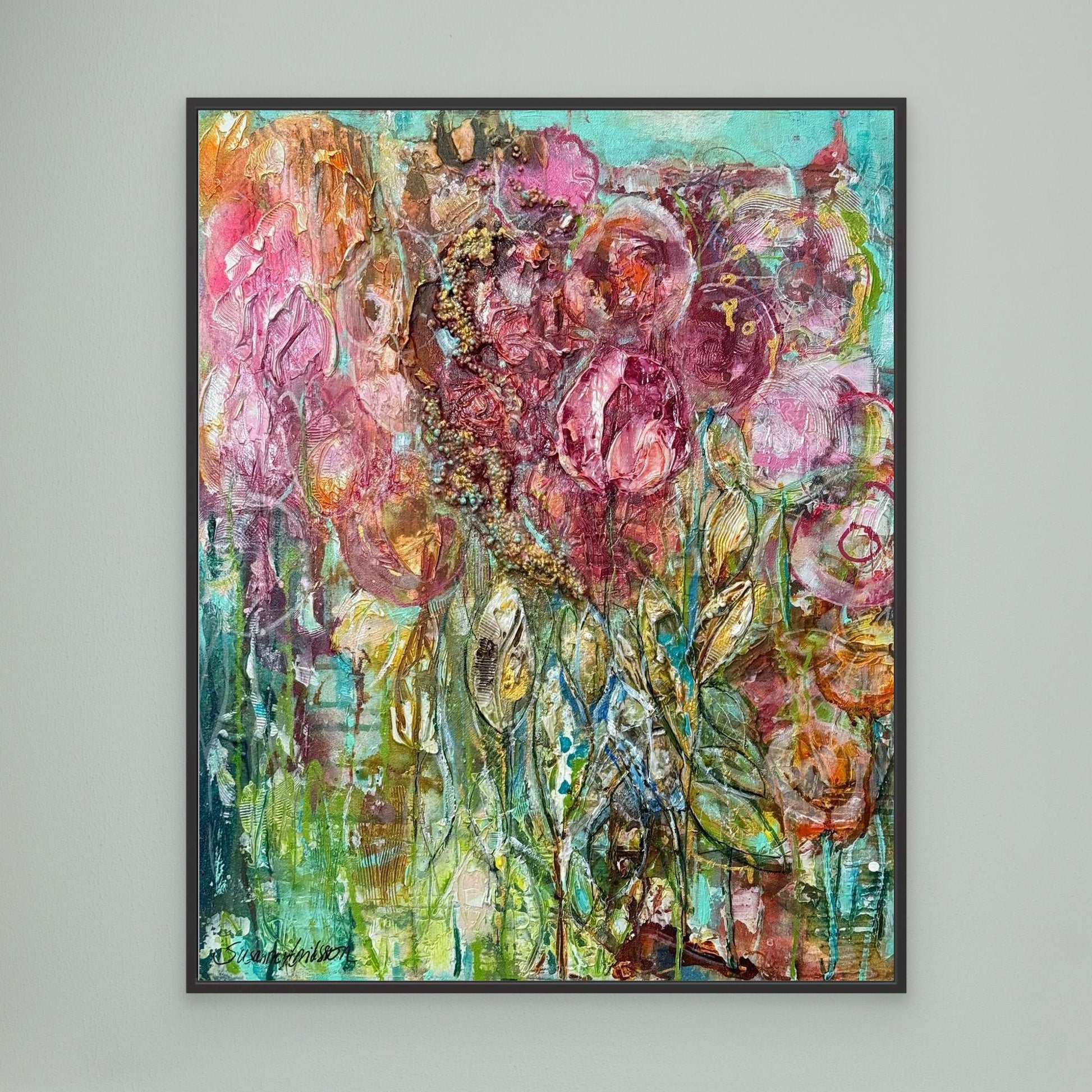 Dream garden - konsttryck på canvas 