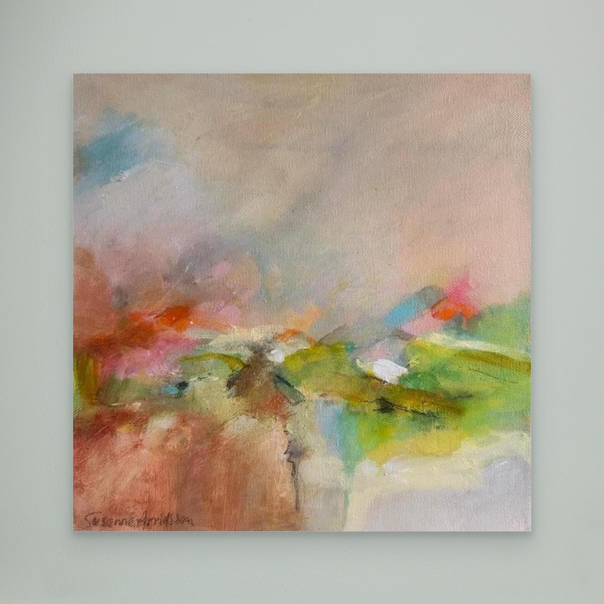 Bortom kullarna - Konsttryck på canvas 