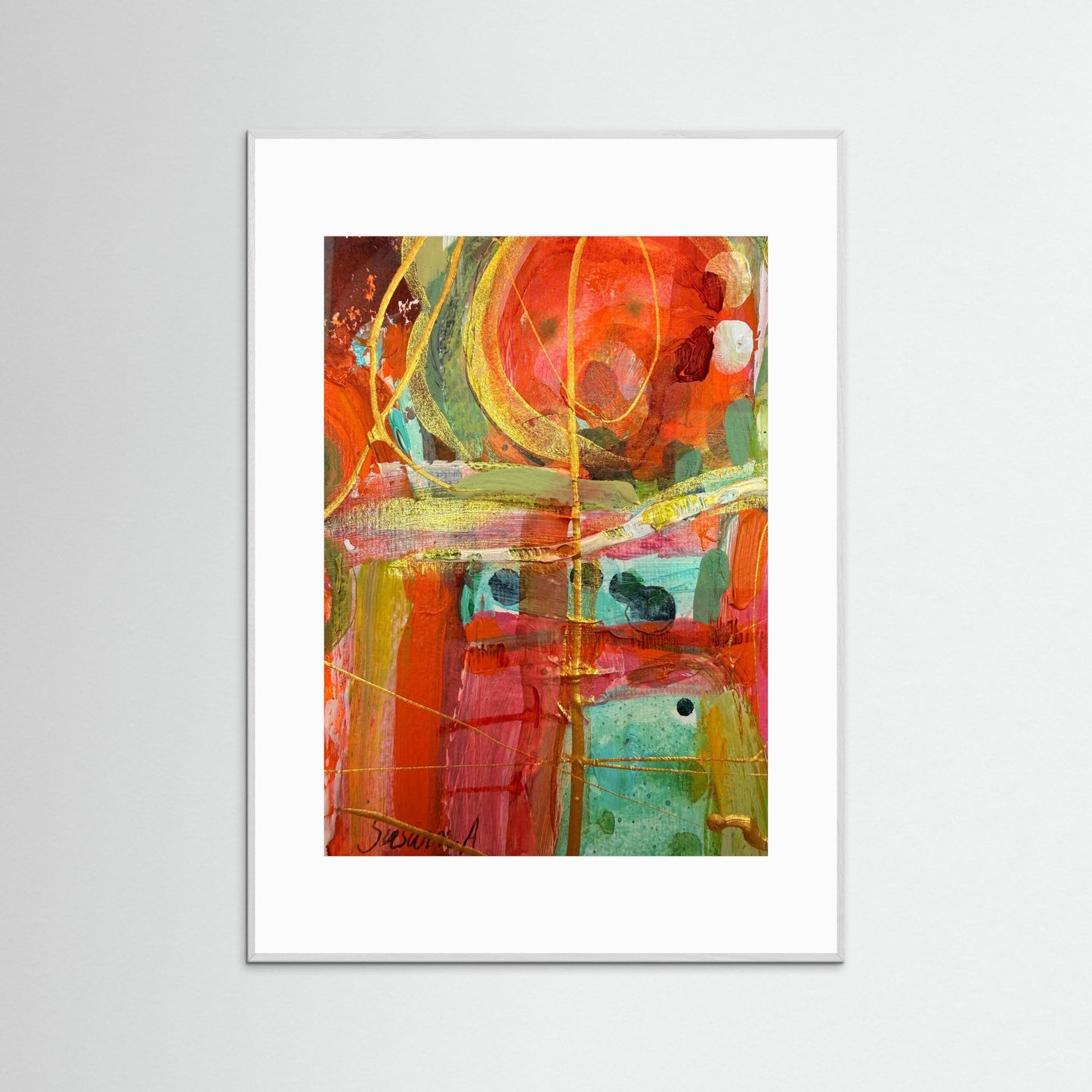 Fine Art Print- Abstrakt landskap - När ljuset leker