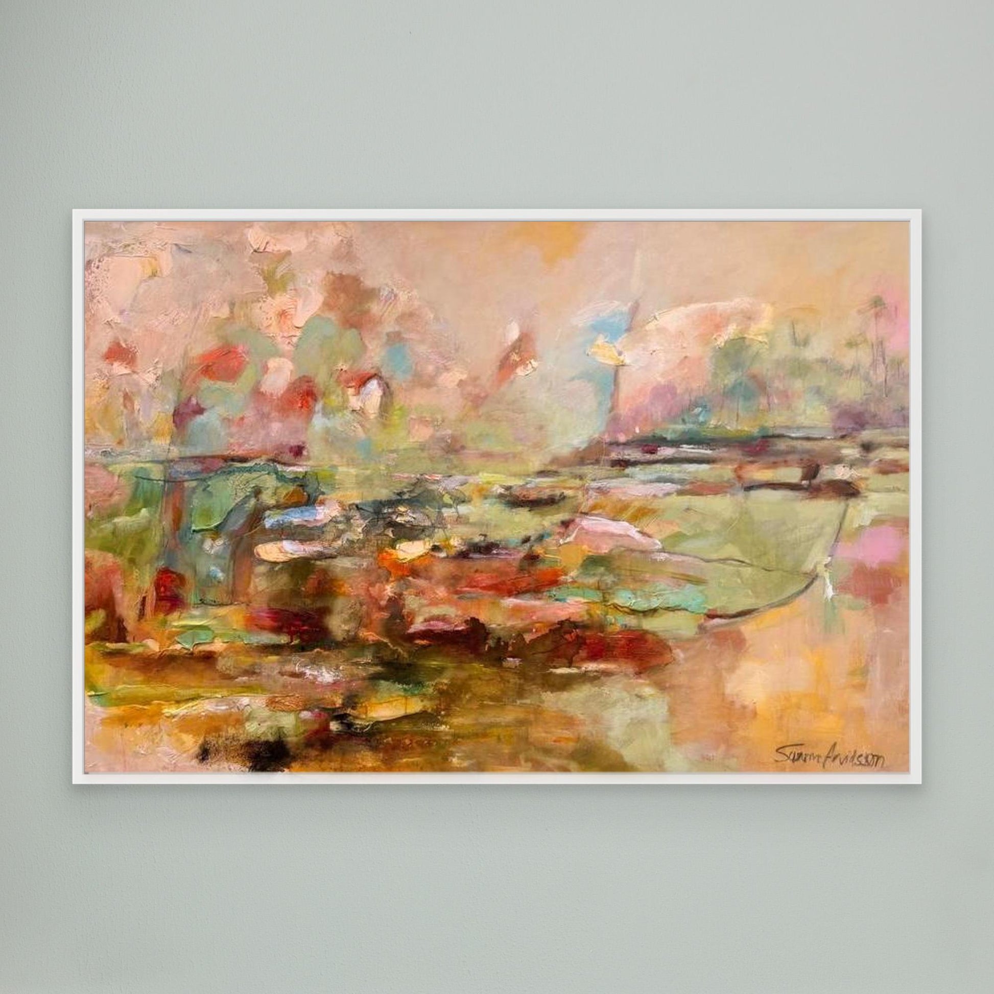 Timeless- En abstrakt målning - Konsttryck 