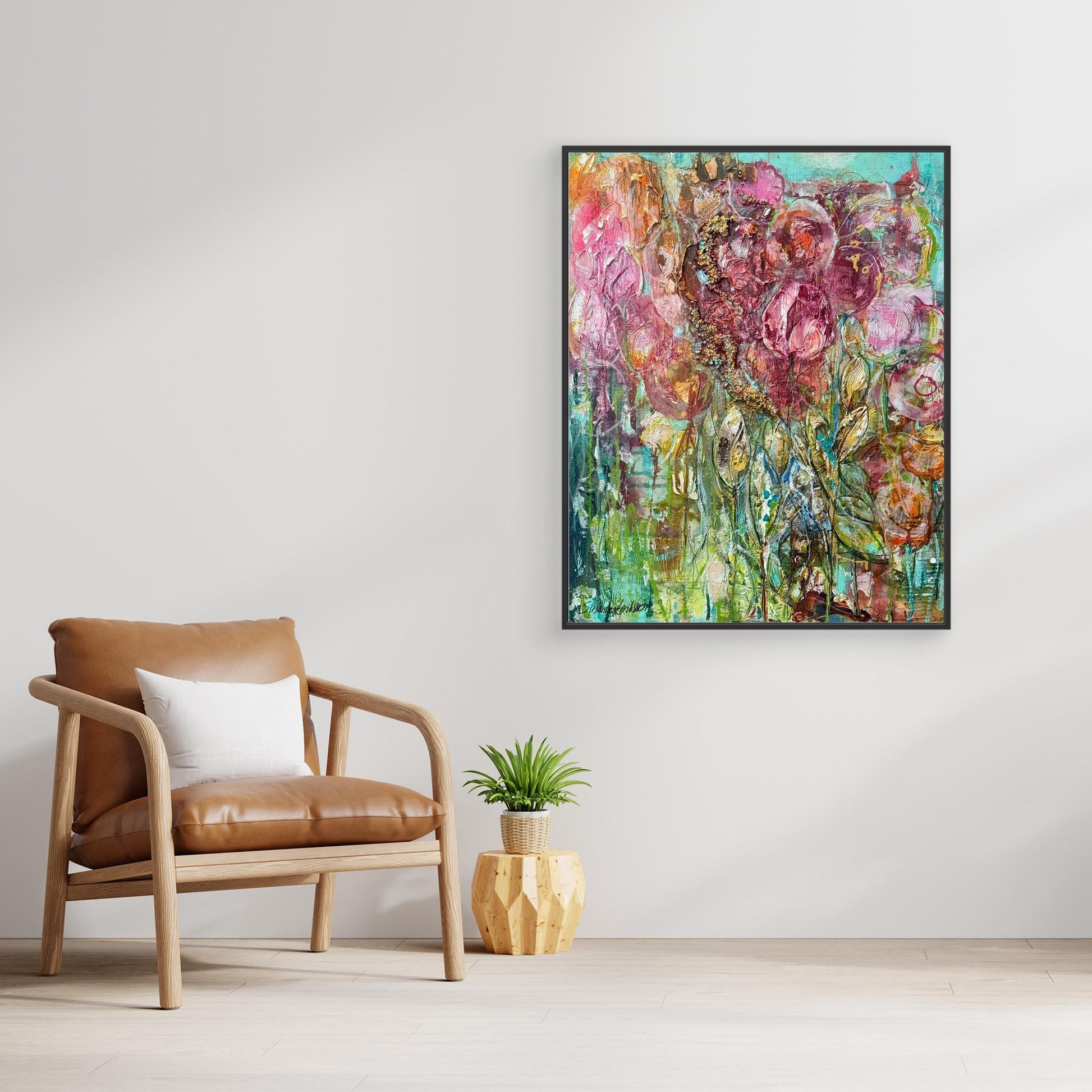 Dream garden - konsttryck på canvas 