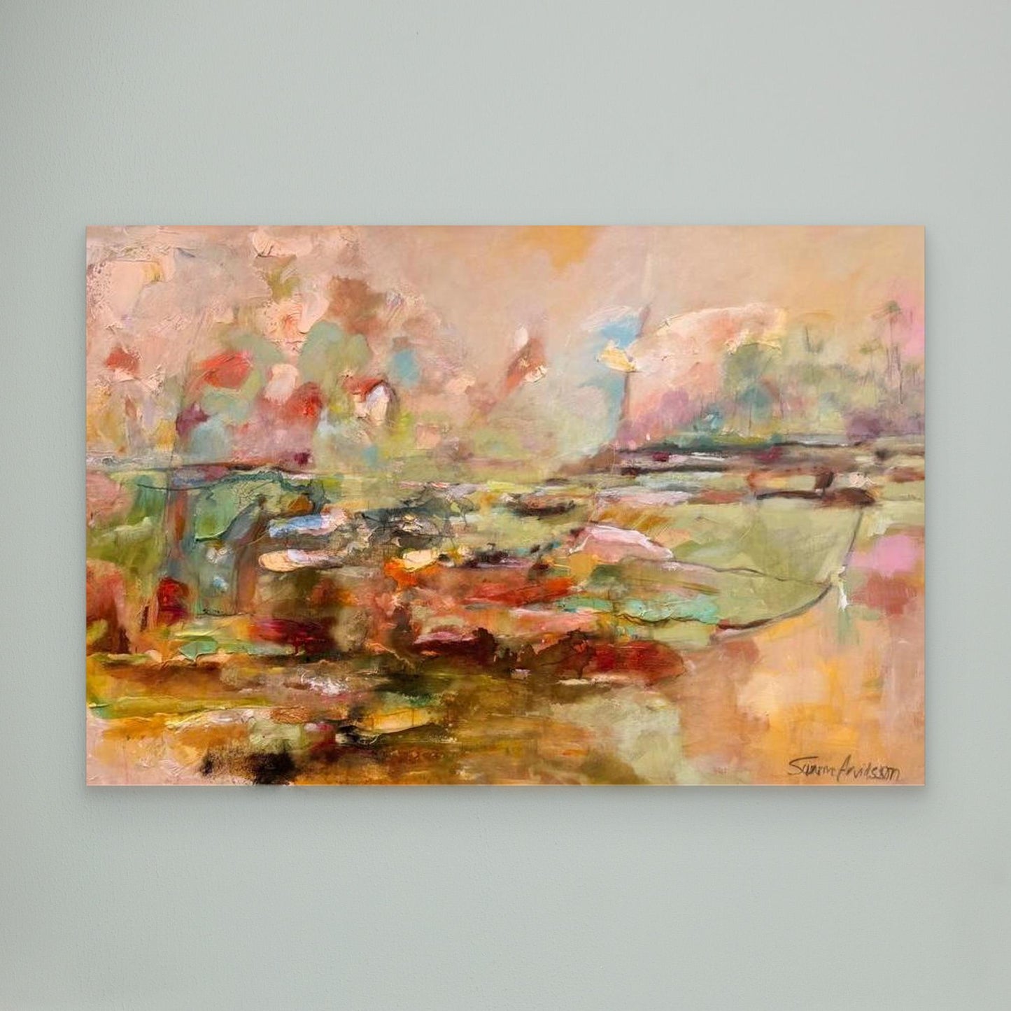 Timeless- En abstrakt målning - Konsttryck 