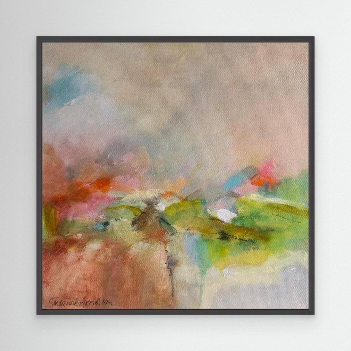 Bortom kullarna - Konsttryck på canvas 