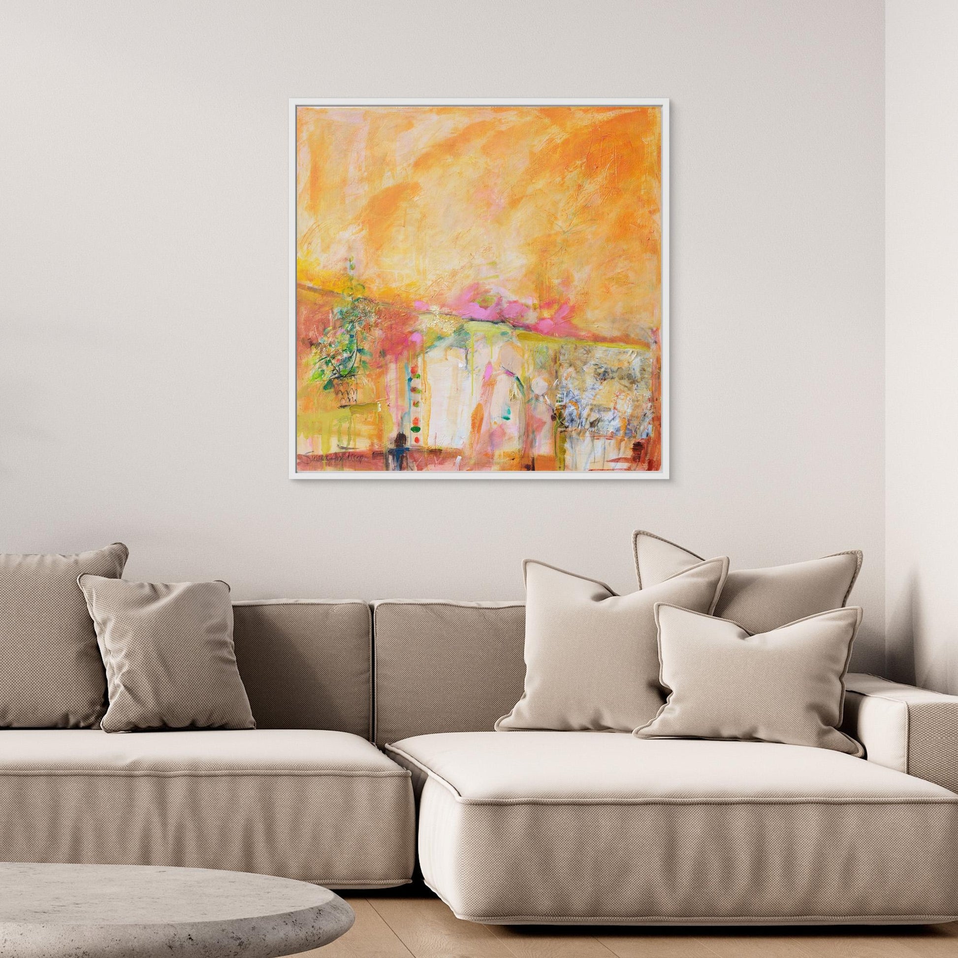 My Orange World - Tryck på Canvas