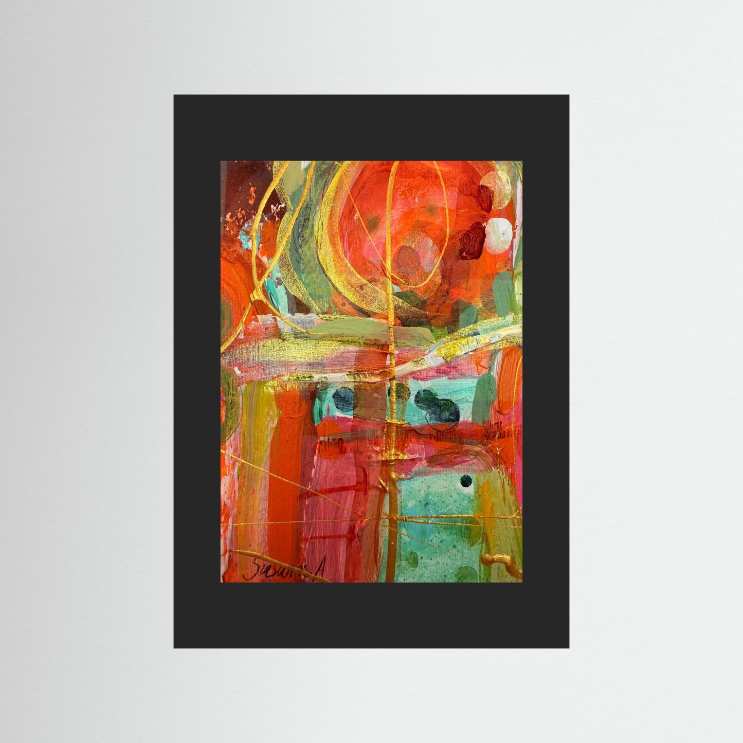 Fine Art Print- Abstrakt landskap - När ljuset leker