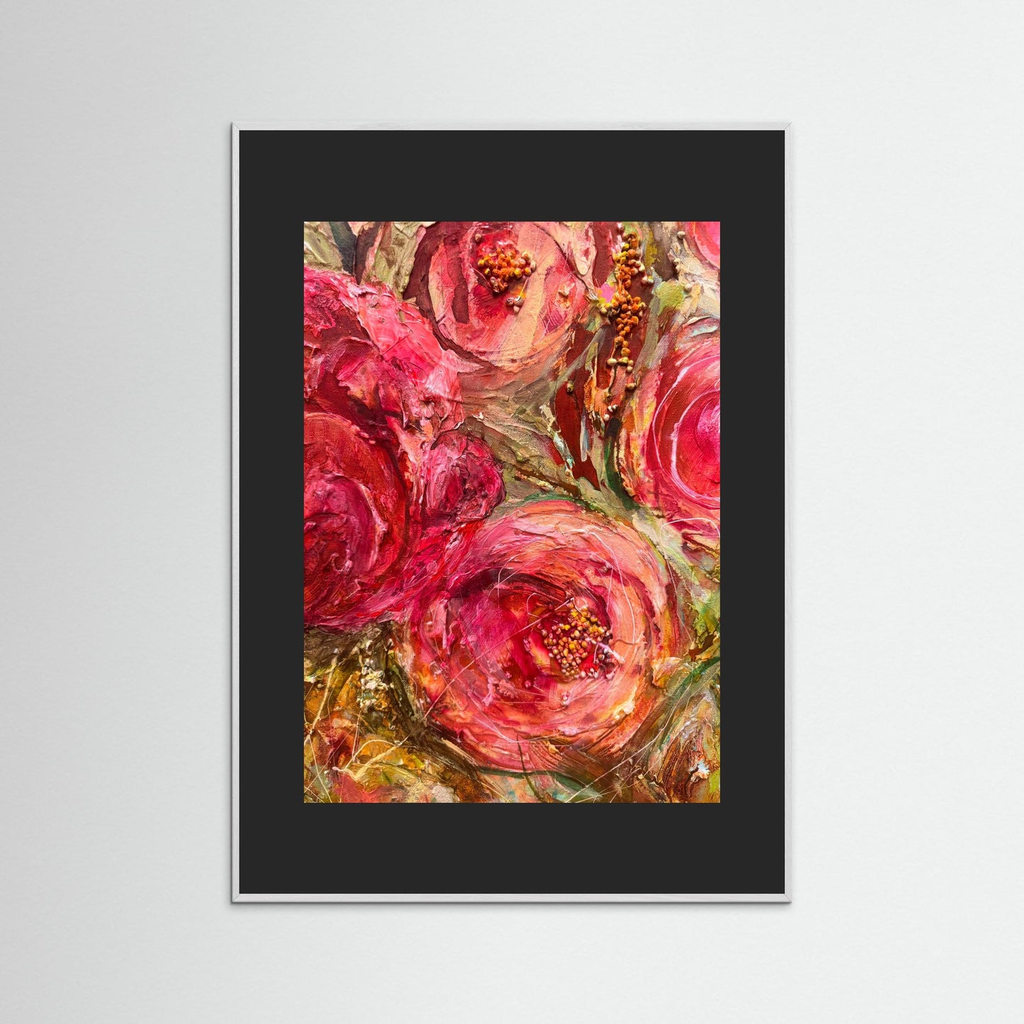 Färgglad konst - Blommor - Konsttryck- posters 