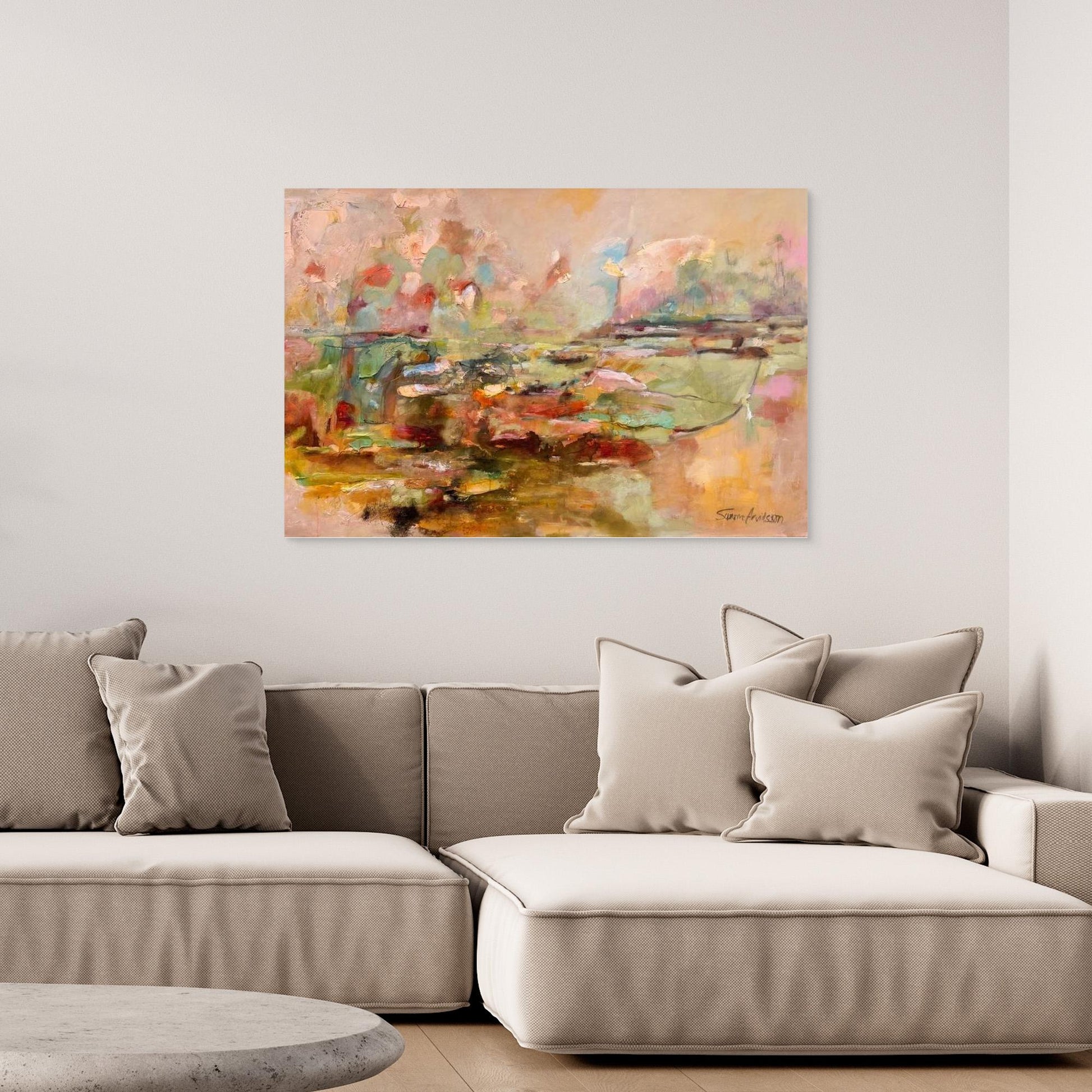 Timeless- En abstrakt målning - Konsttryck 