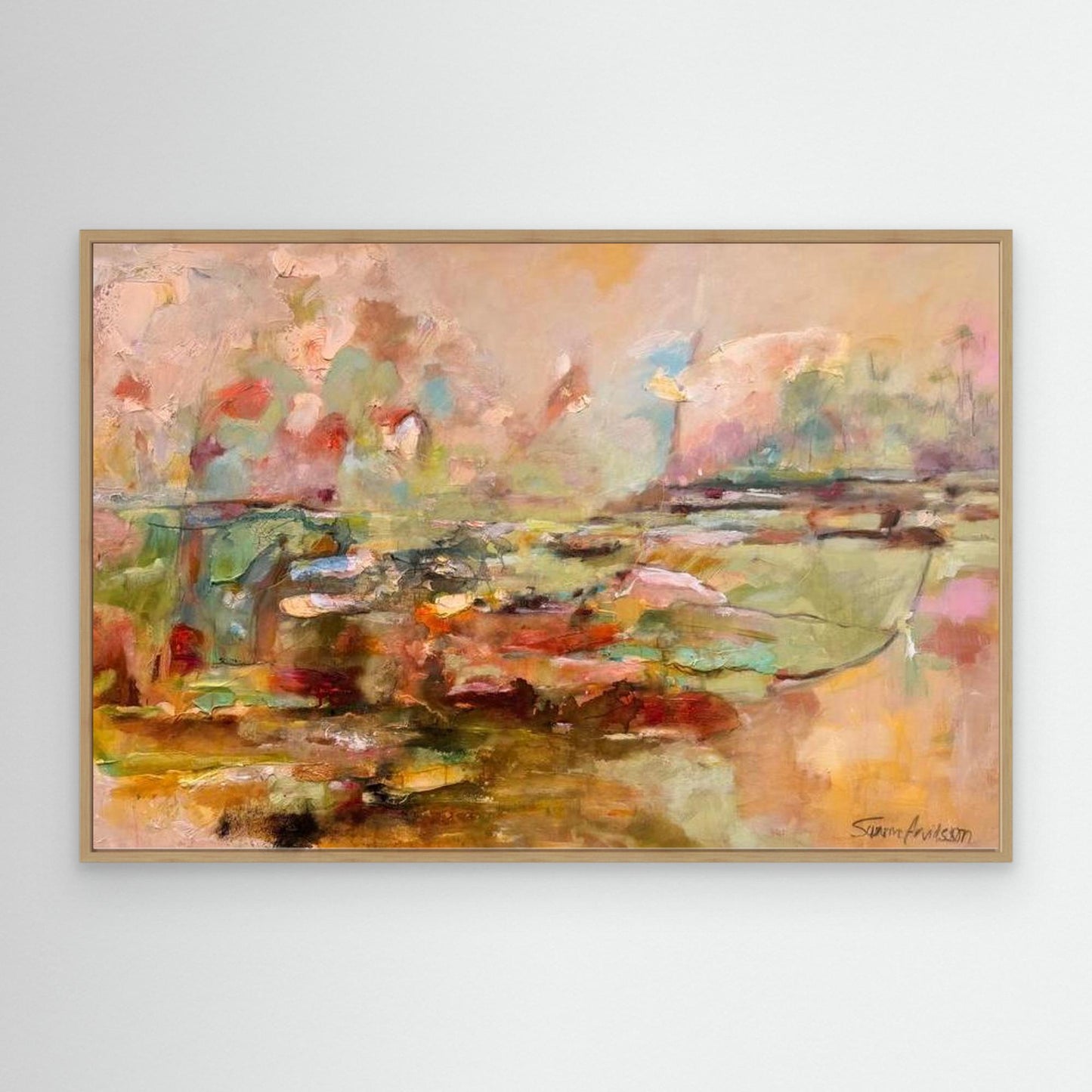 Timeless- En abstrakt målning - Konsttryck 