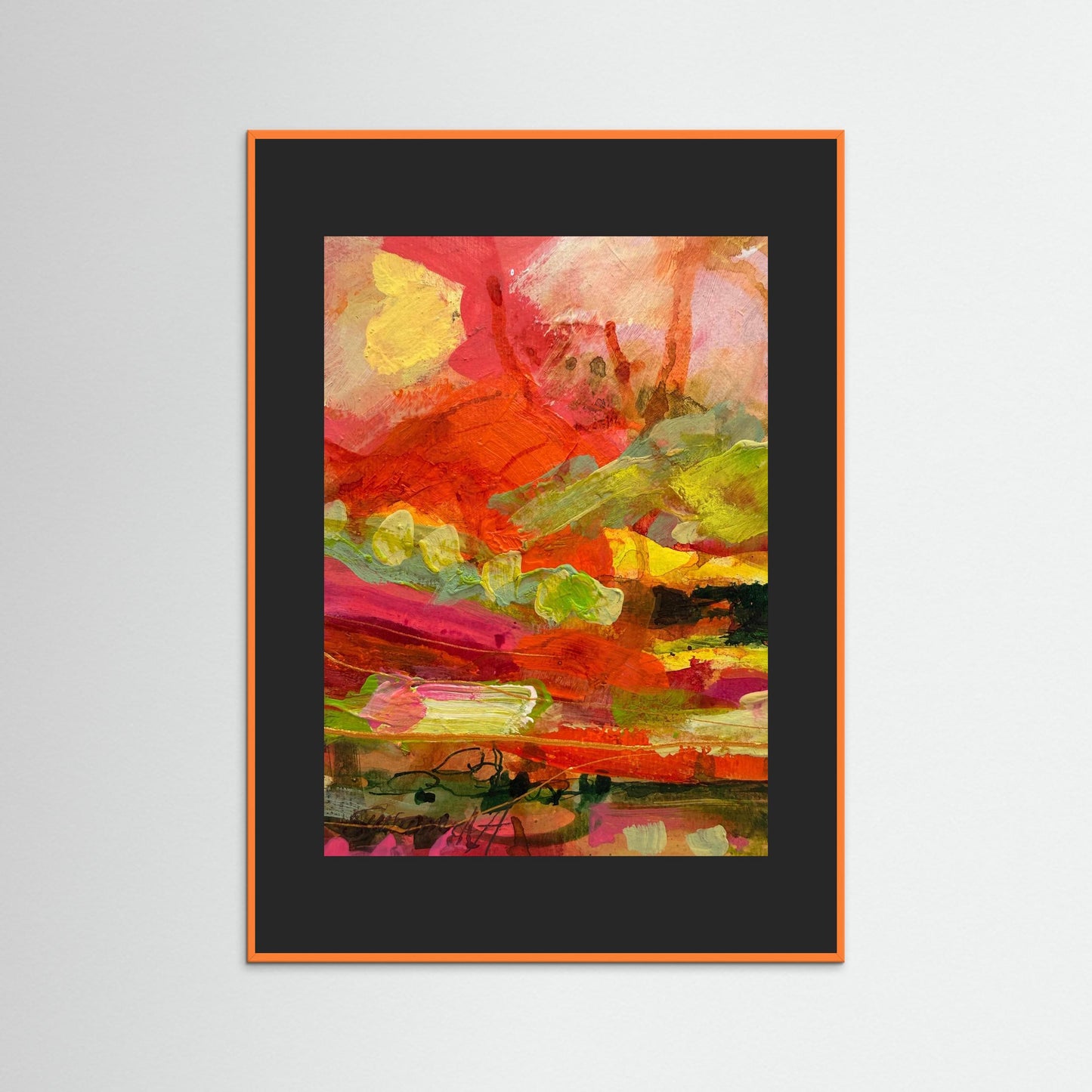 Fine Art Print - Abstrakt landskap - Efter solregnet