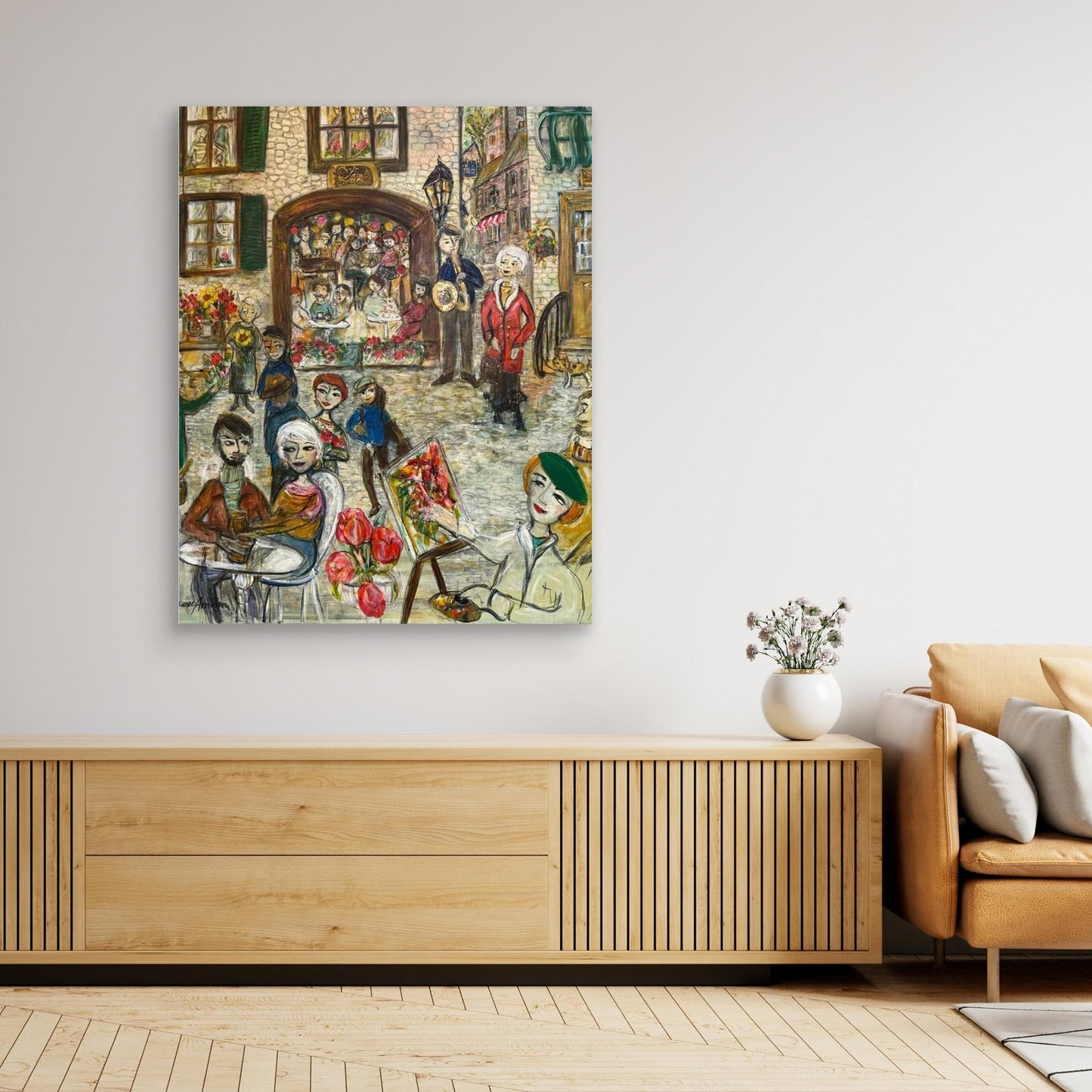 Country village - canvasprints