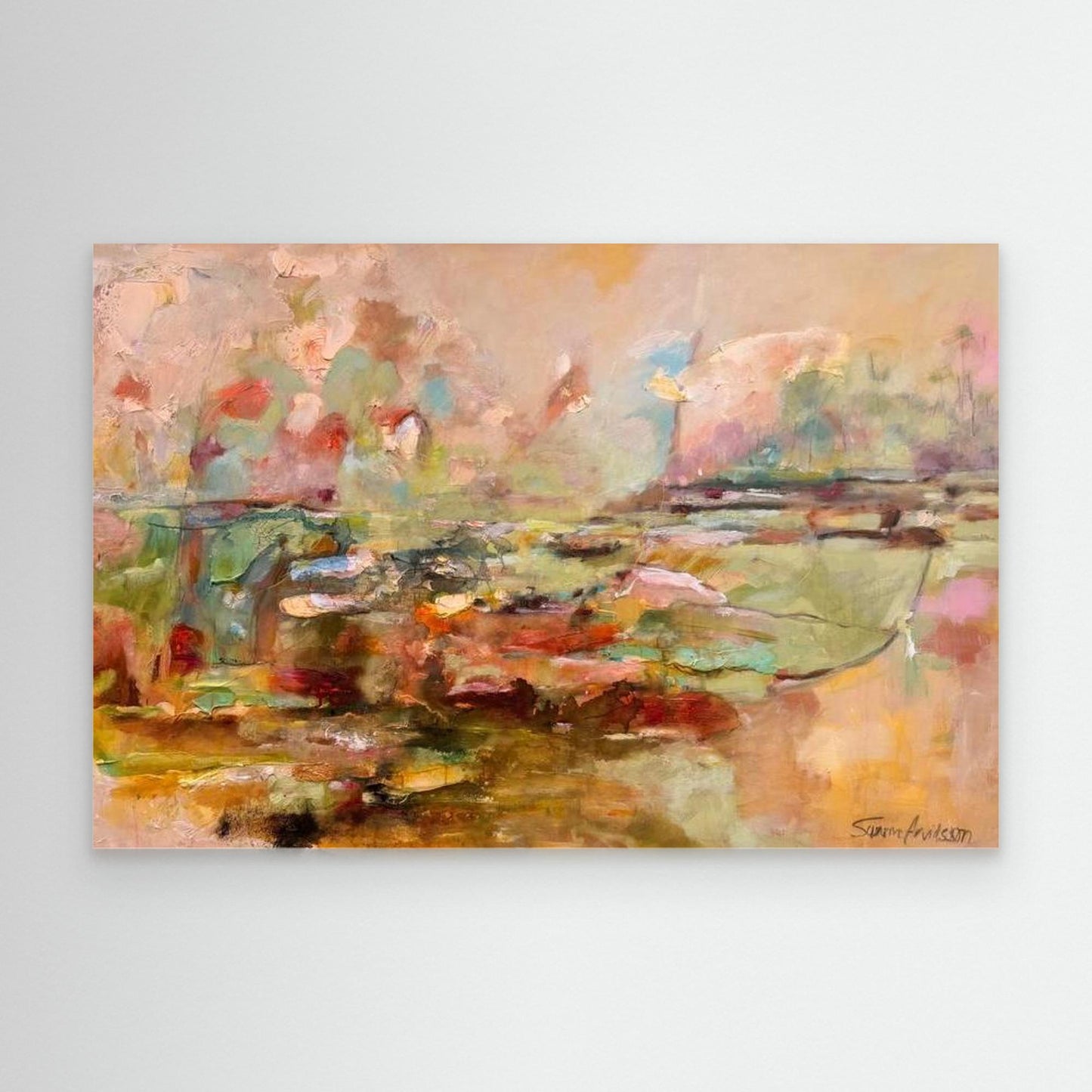 Timeless- En abstrakt målning - Konsttryck 