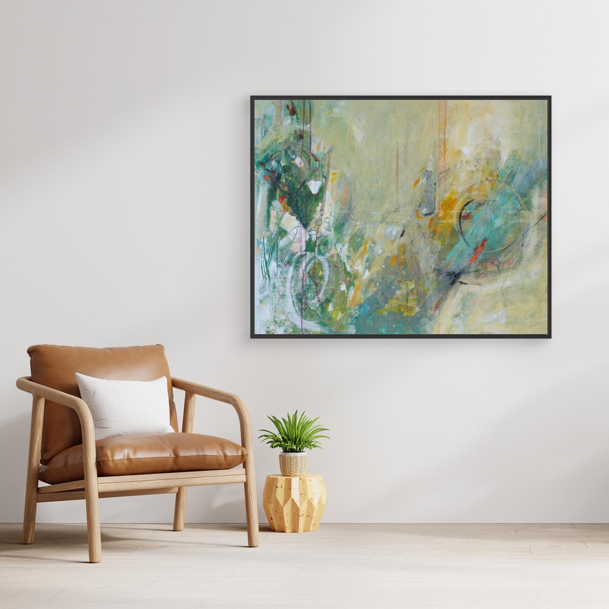 Lonely in a big world - Tryck på Canvas