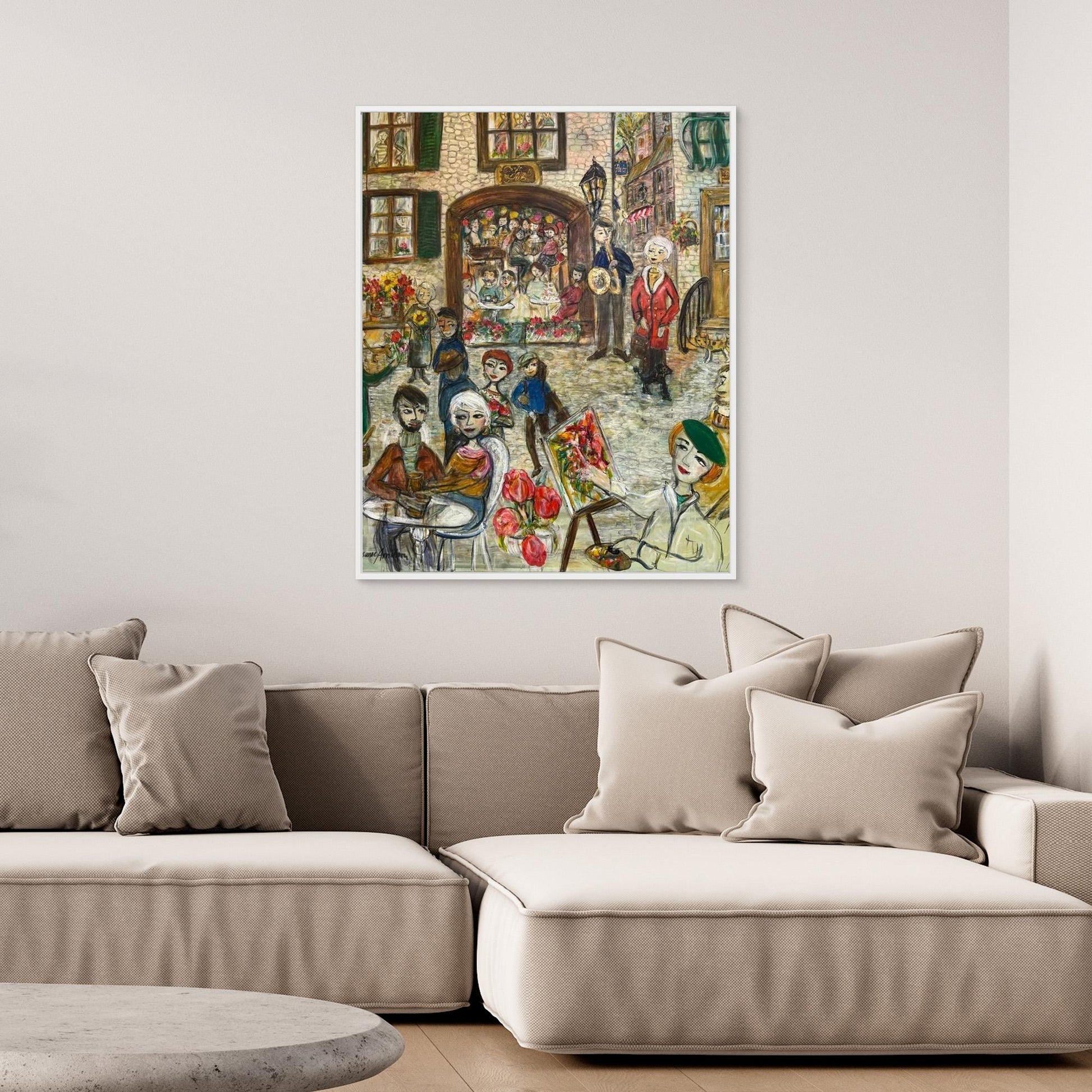 Country village - canvasprints