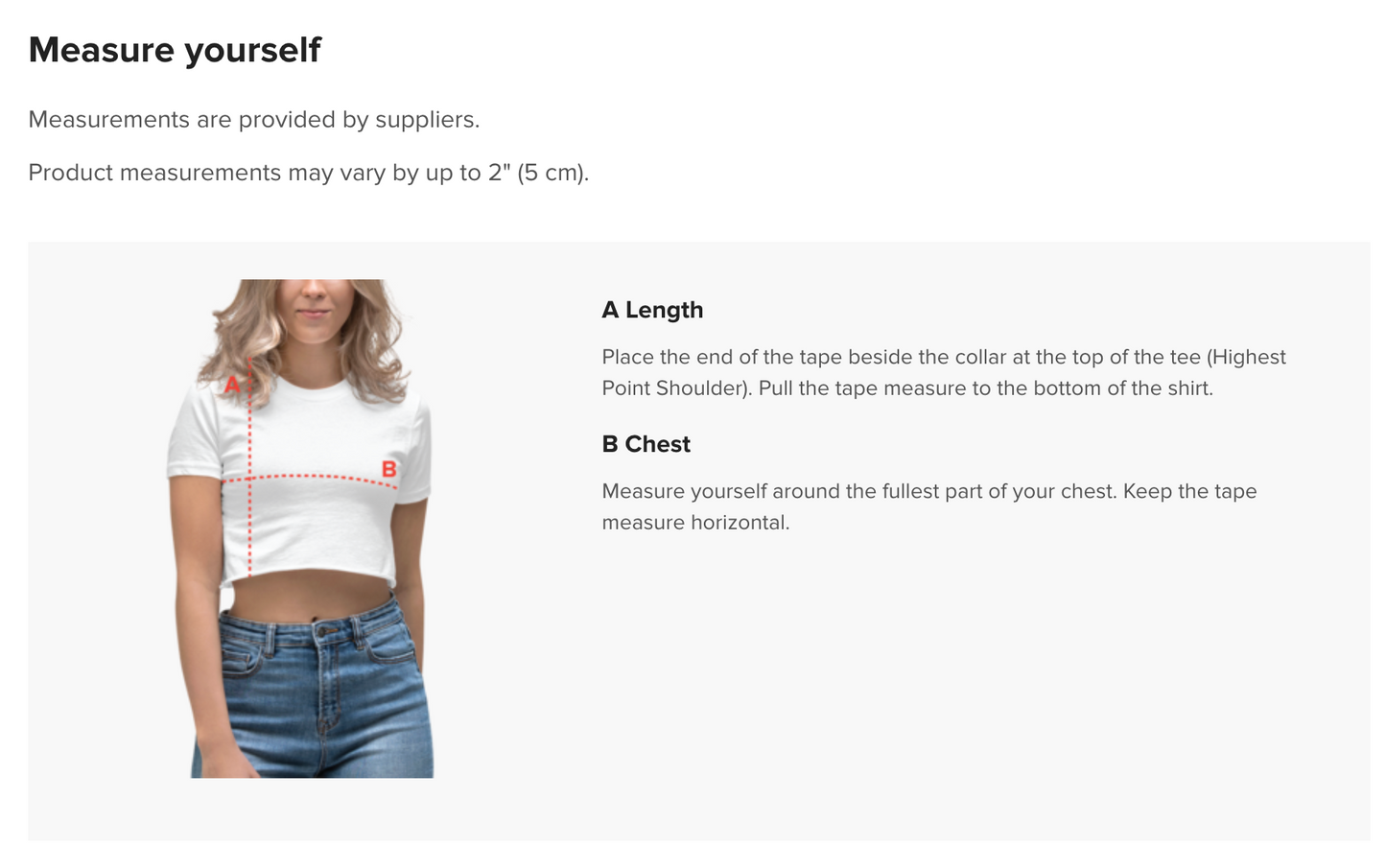 Cropped t-shirt – since rookie season