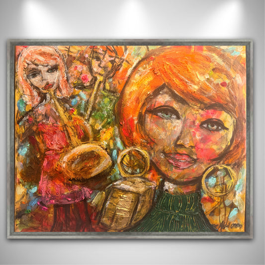 A Night of Jazz – originalmålning av Susanne Arvidsson