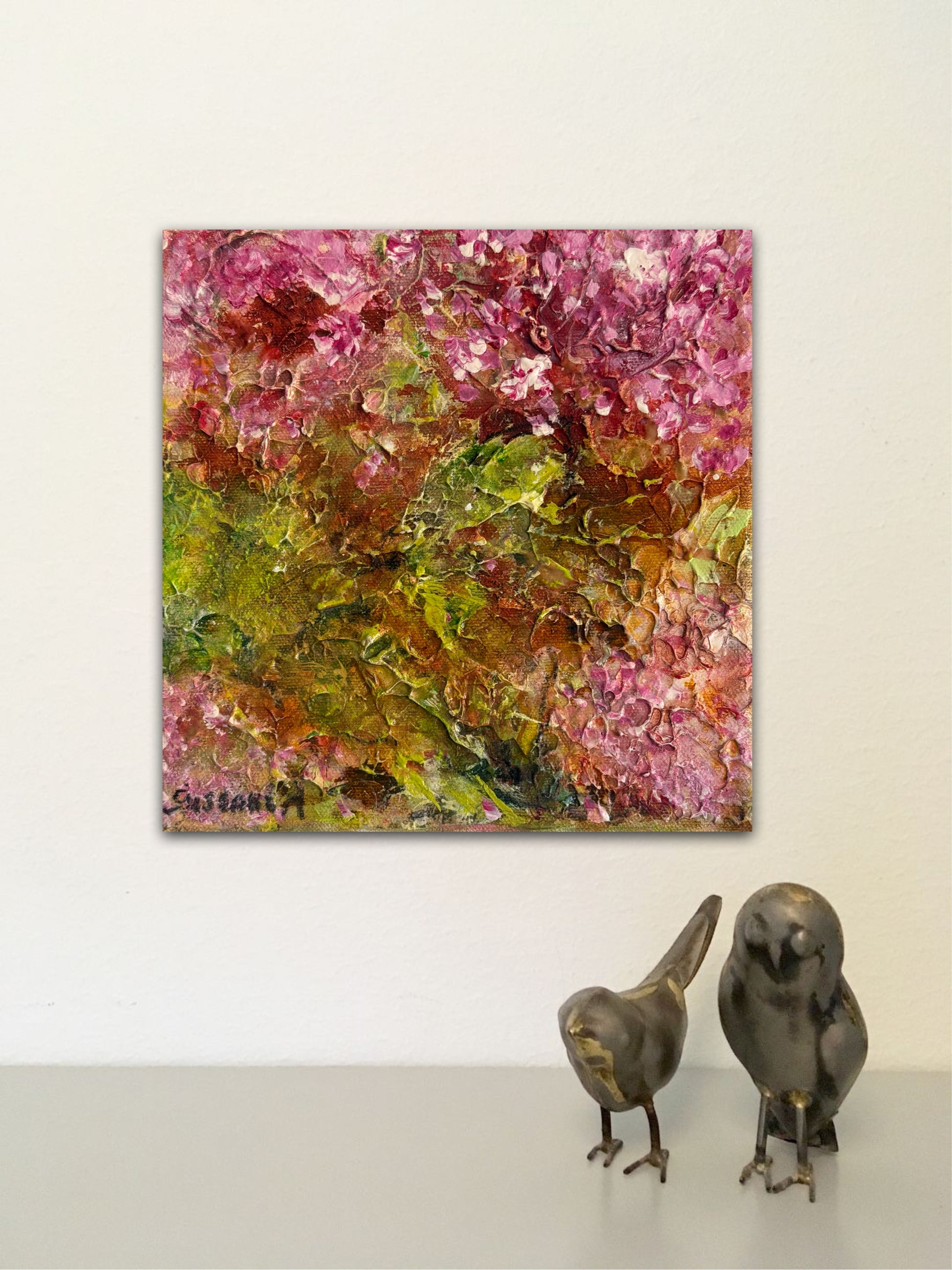 Abstrakt konst - Spröd blomning