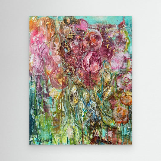 Dream garden - konsttryck på canvas 
