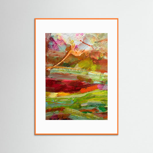 Fine Art Print – Abstrakt landskap - Färger över fältet