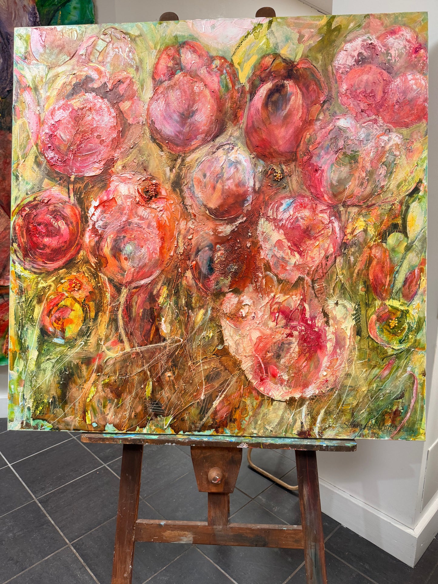 Färgglada tavlor - Tulpaner