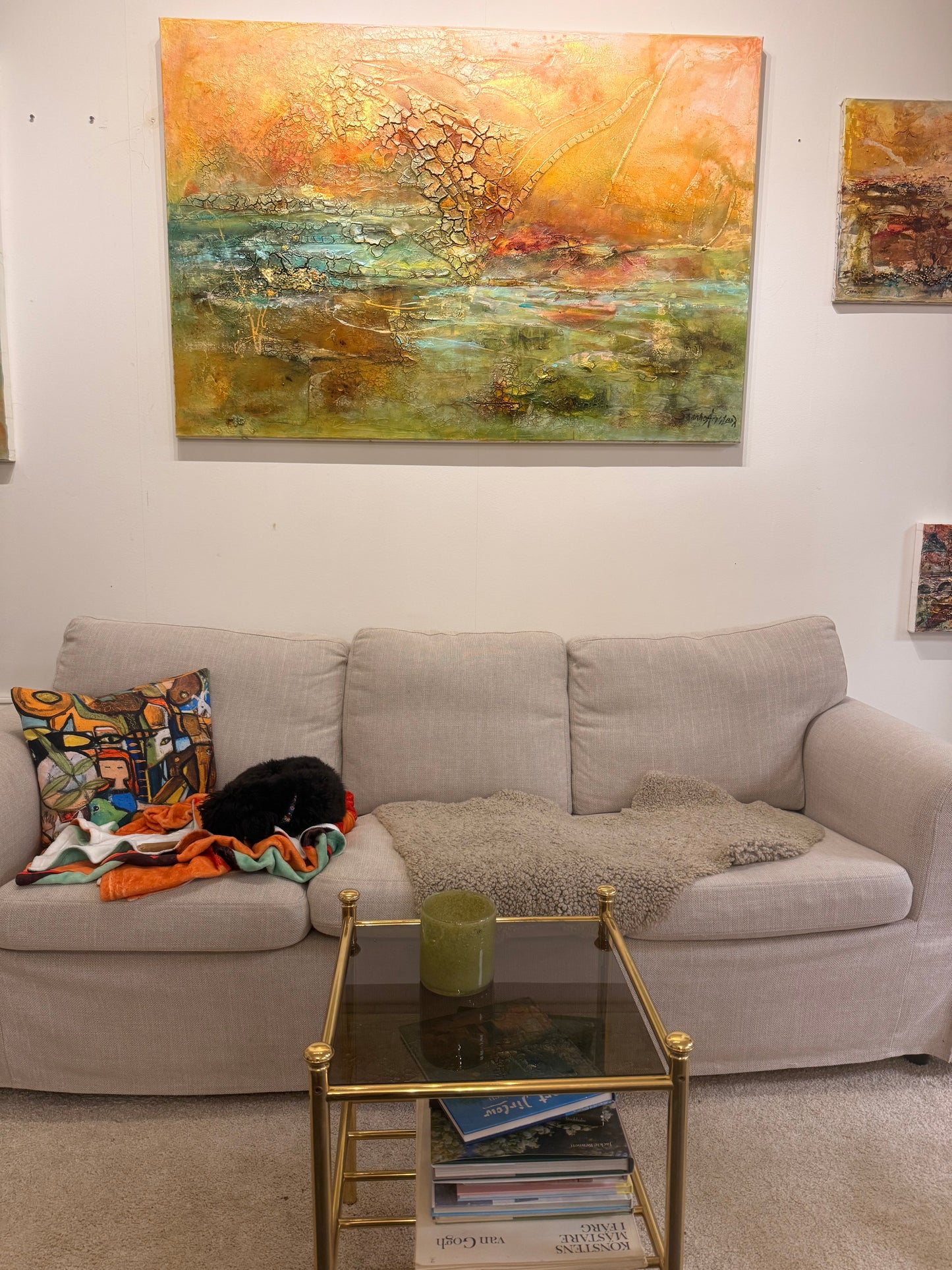 Originalmålning 150 x 100 – Glödande Horisont