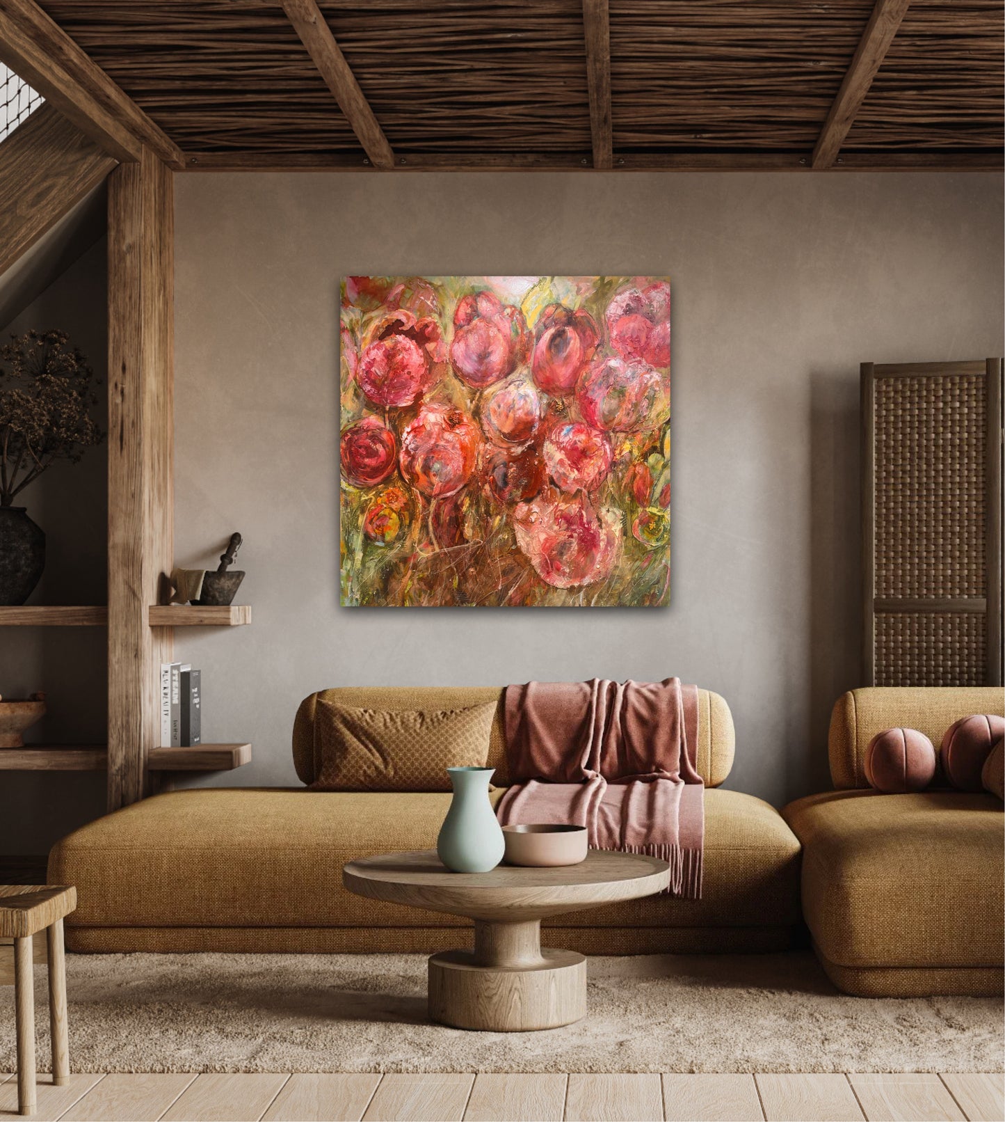 Färgglada tavlor - Tulpaner