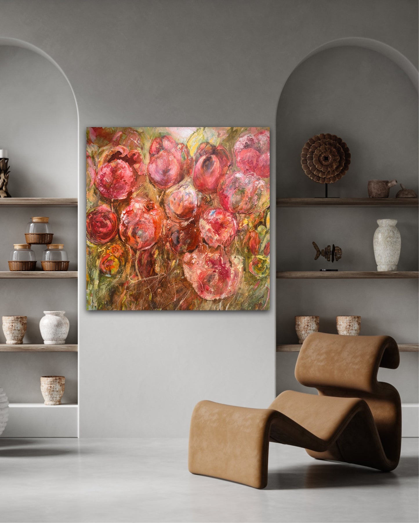 Färgglada tavlor - Tulpaner