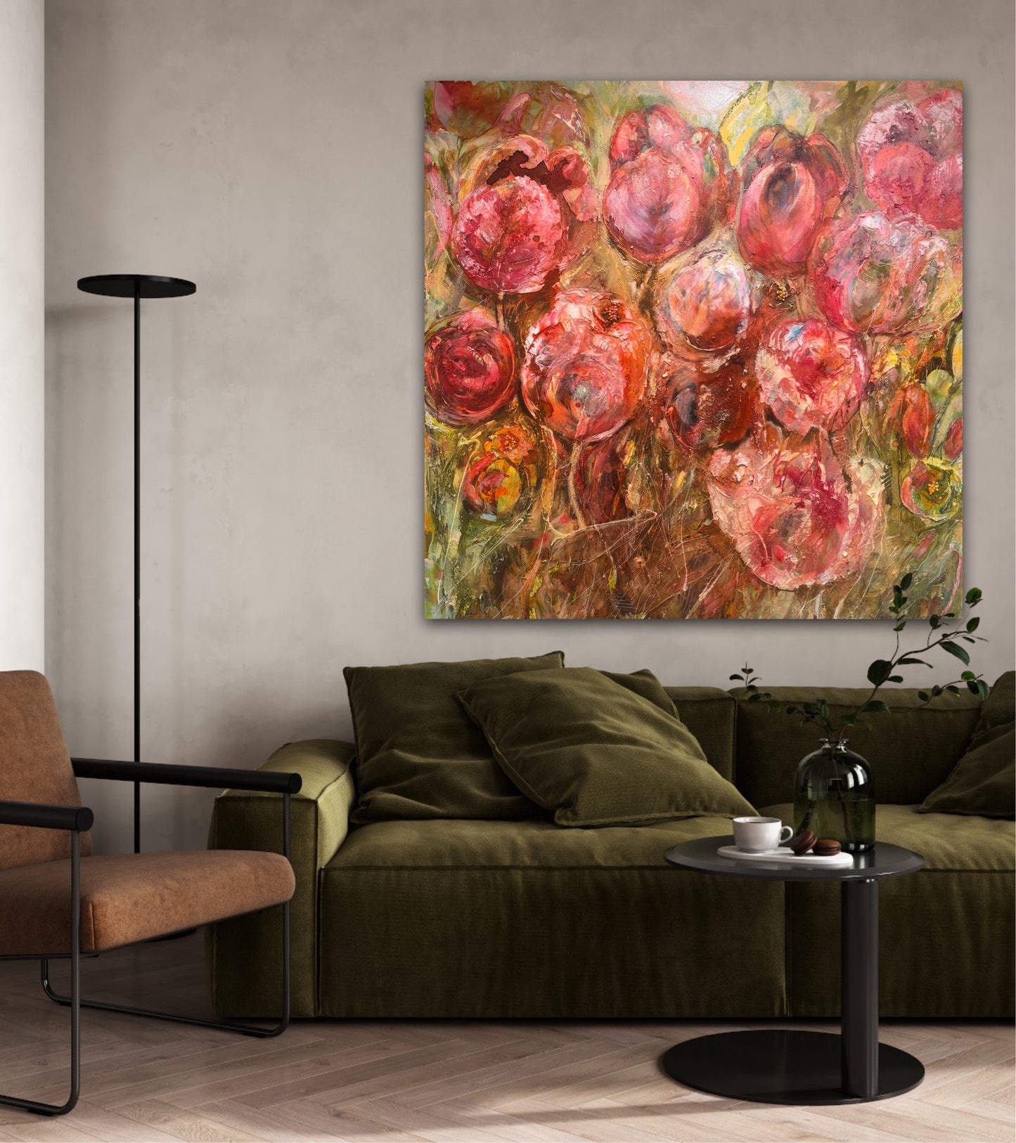 Färgglada tavlor - Tulpaner