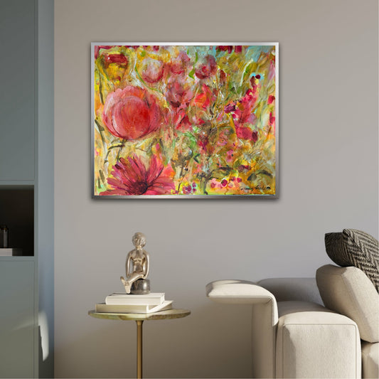Originalmålning - Blomster motiv