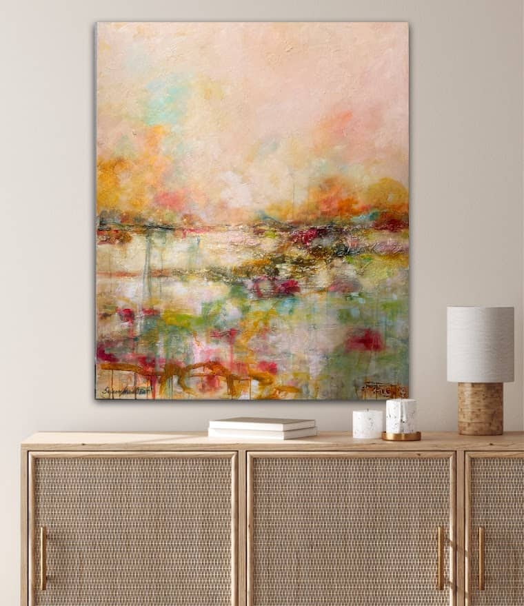 Mellan himmel och jord – abstrakt landskap