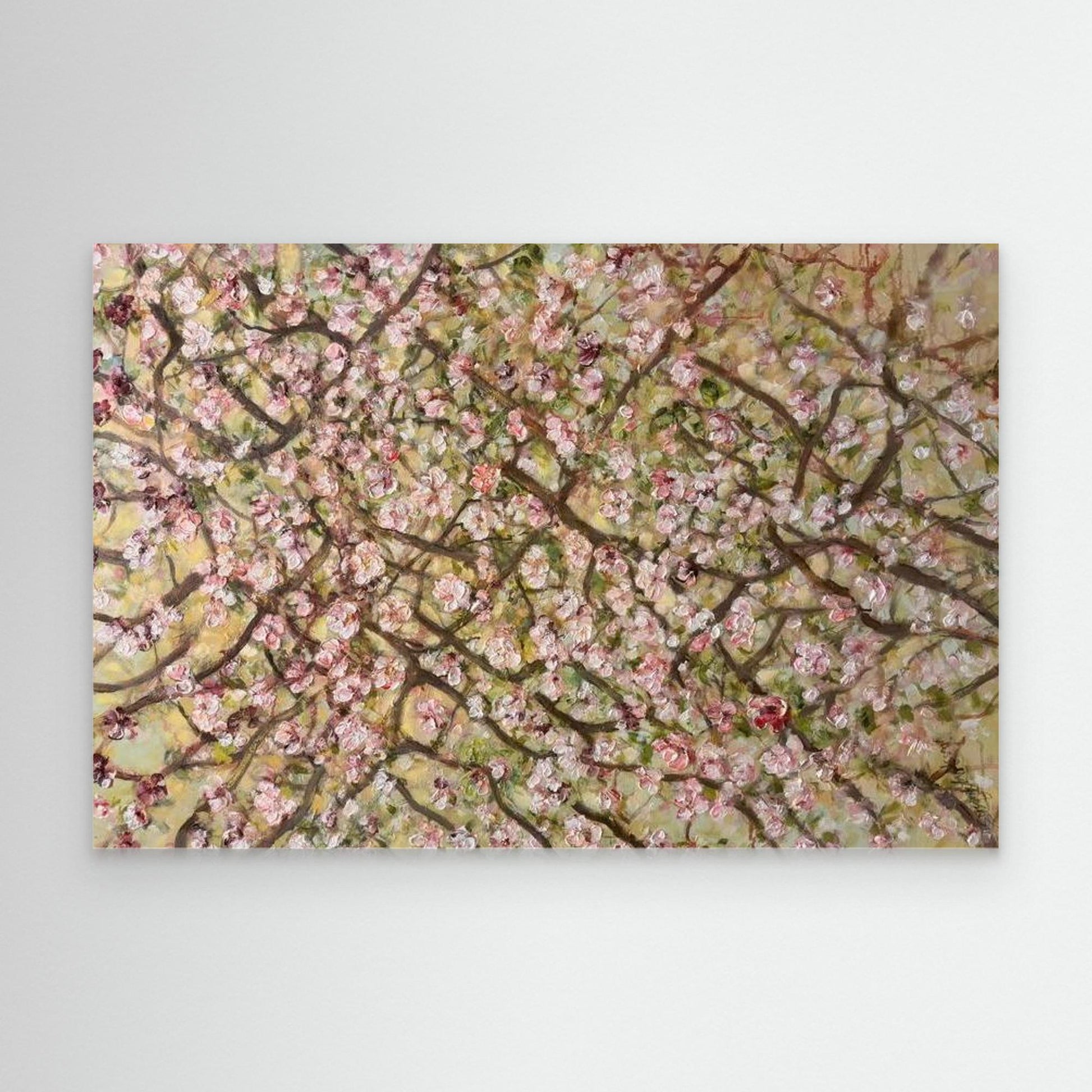 Springtime in the Air - Konsttryck - körsbärsblommor
