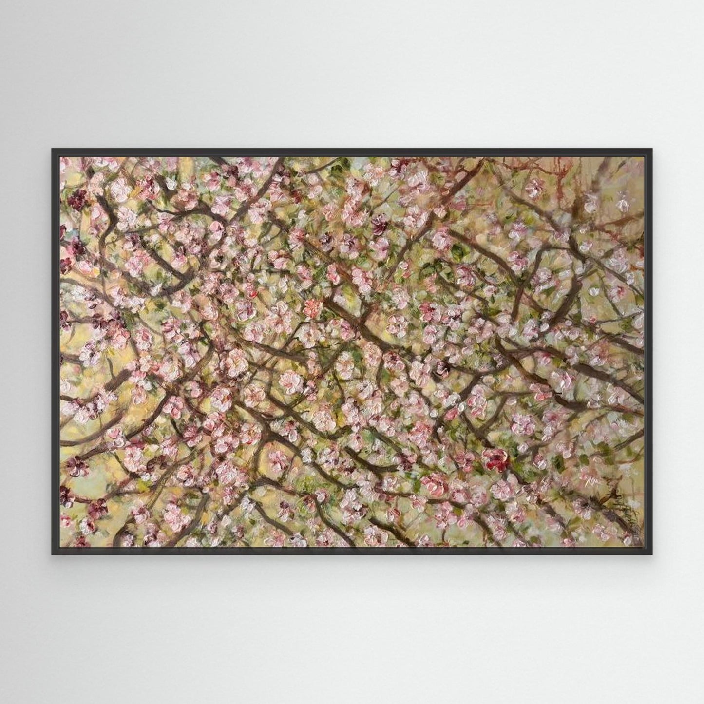 Springtime in the Air - Konsttryck - Grenverk fulla av äppelblommor