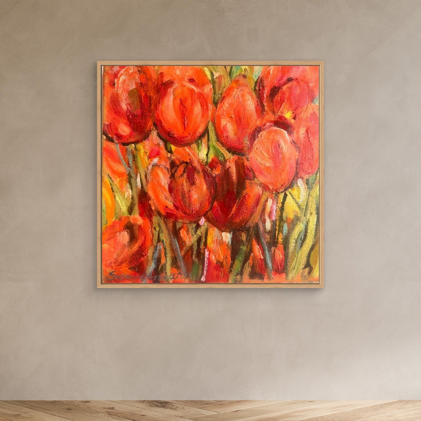 Red Tulips - Konsttryck och Posters 