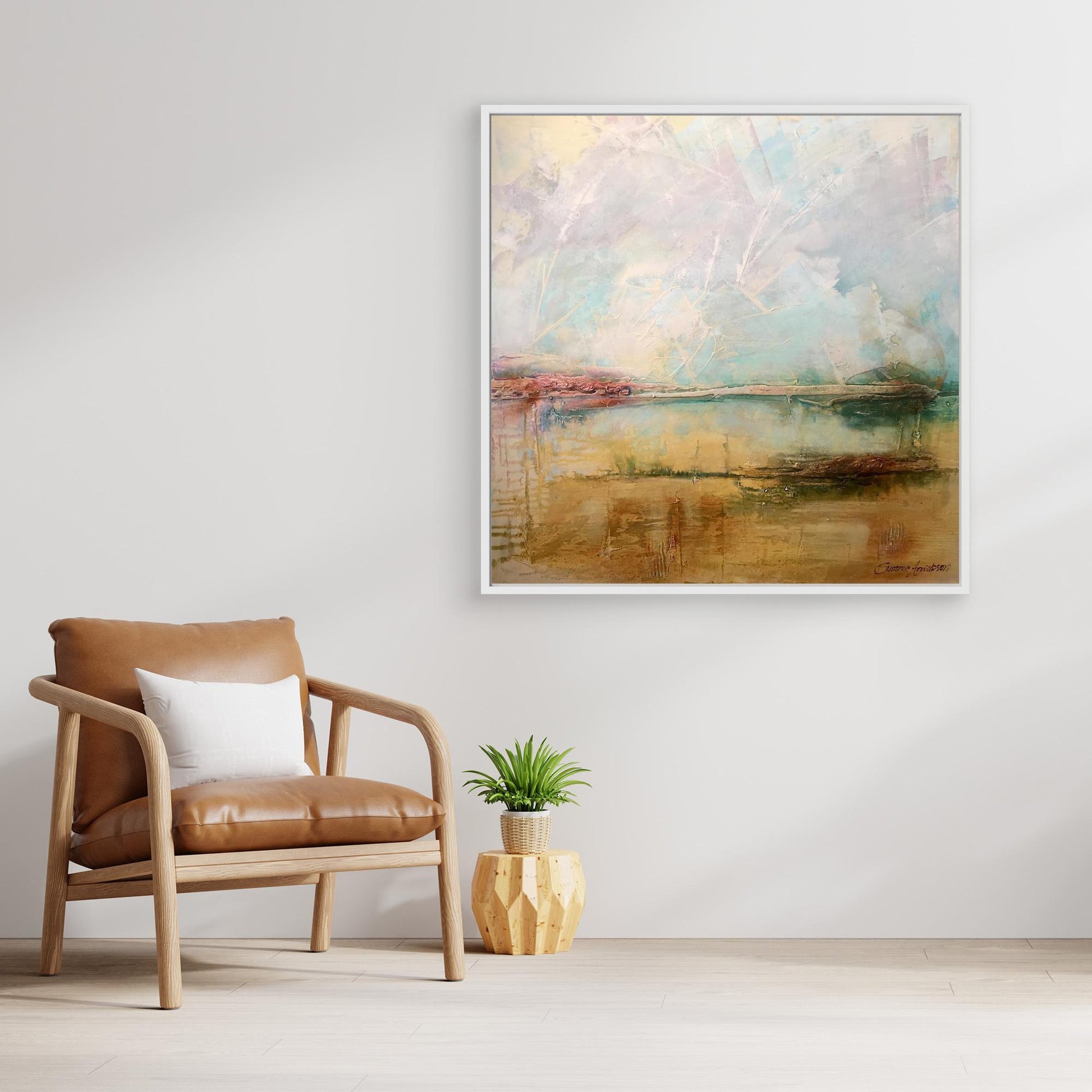 Köpa tavla – Tryck på Canvas Soft Horizon