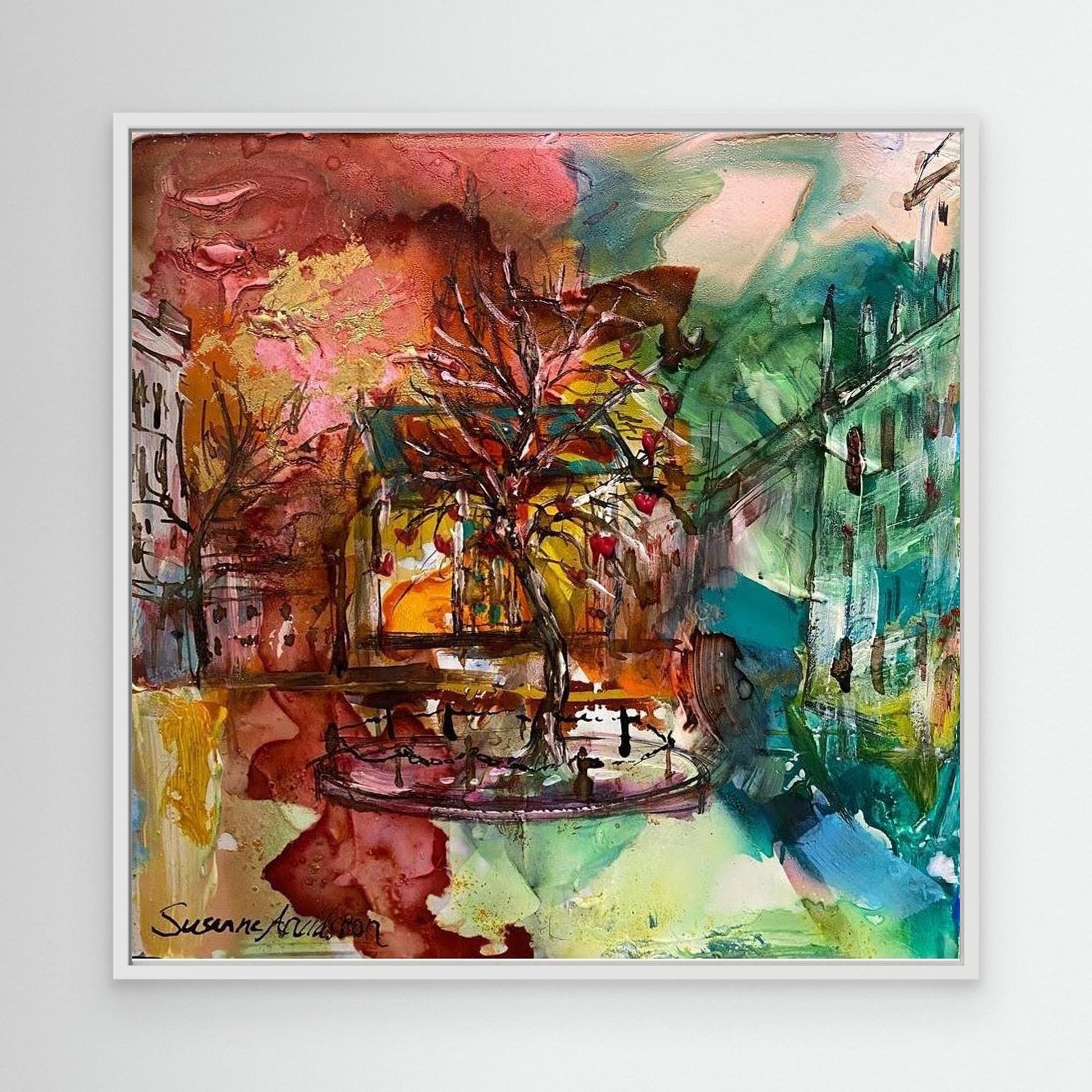 tryck på Canvas - Kärleksträdet på Stortorget