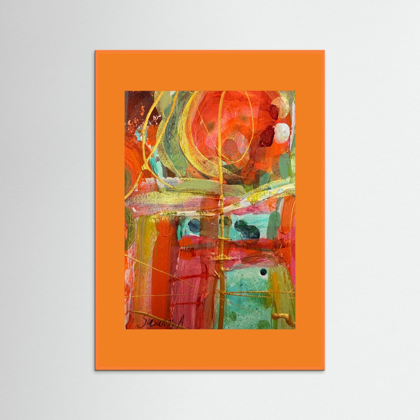 Fine Art Print- Abstrakt landskap - När ljuset leker