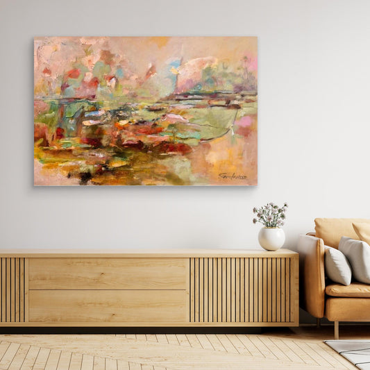 Timeless- En abstrakt målning - Konsttryck 