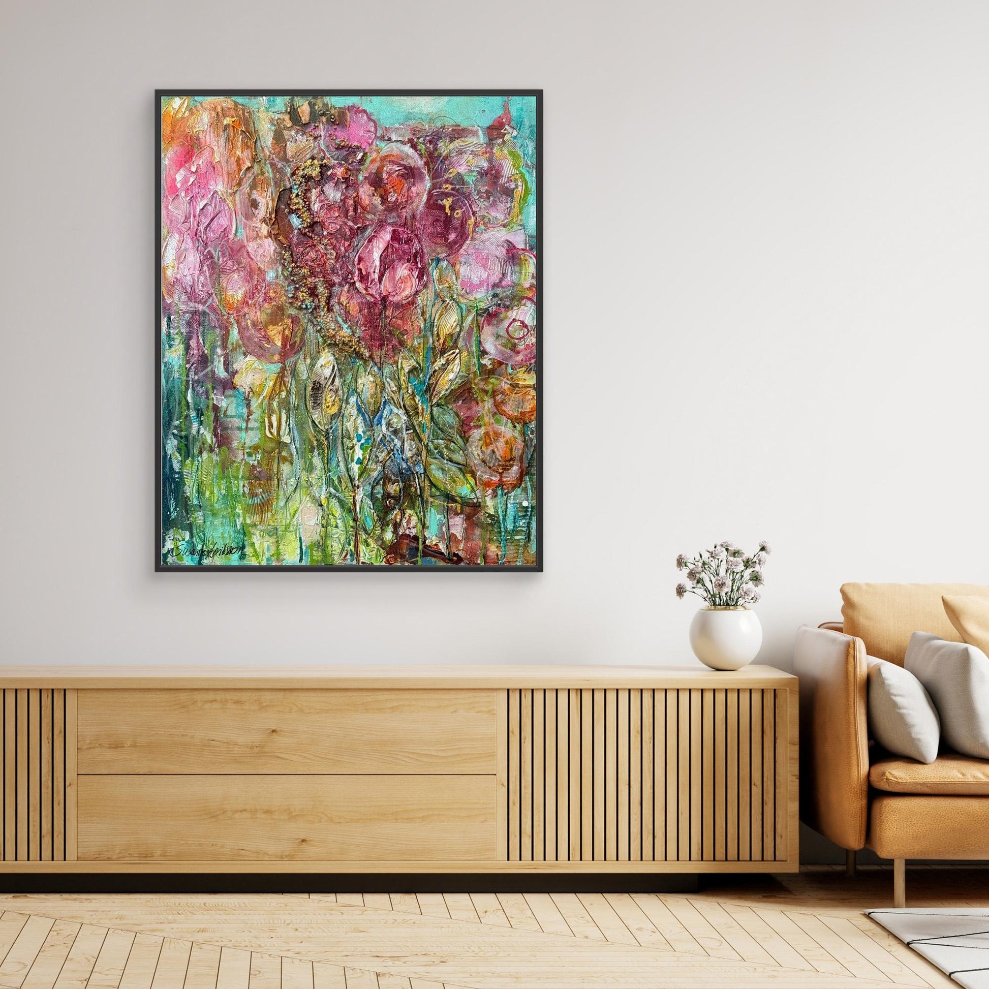 Dream garden - konsttryck på canvas 