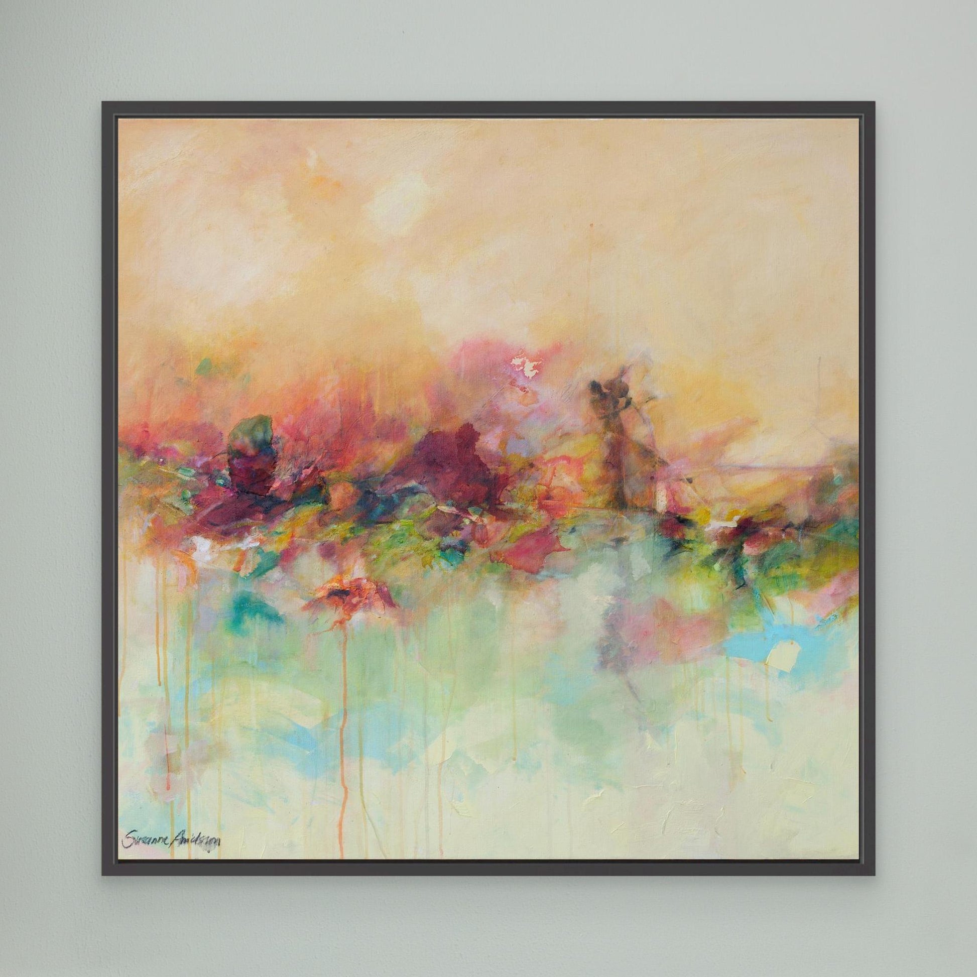 Konsttryck på canvas- Violinisten