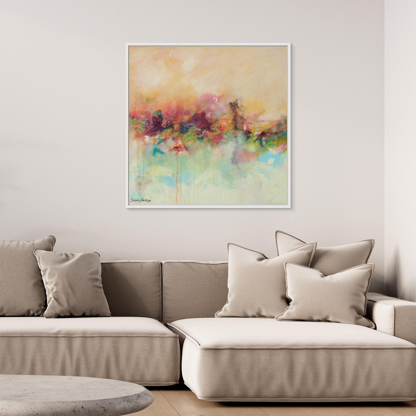 Konsttryck på canvas- Violinisten