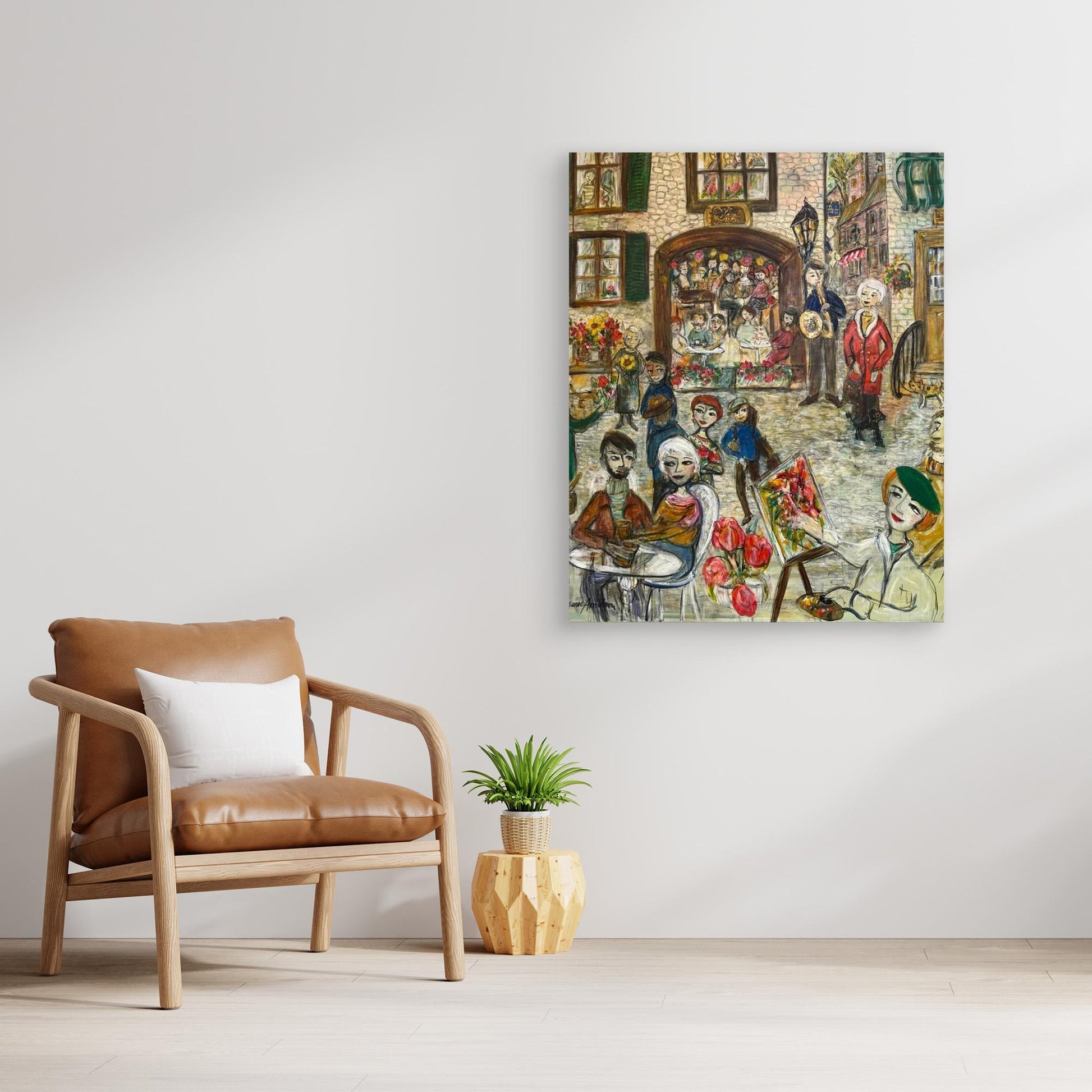 Country village - canvasprints