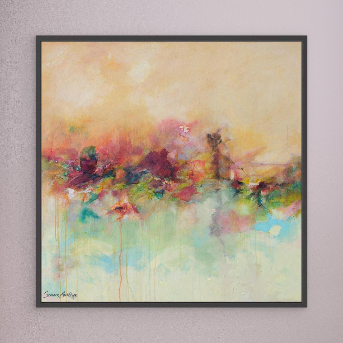 Konsttryck på canvas- Violinisten