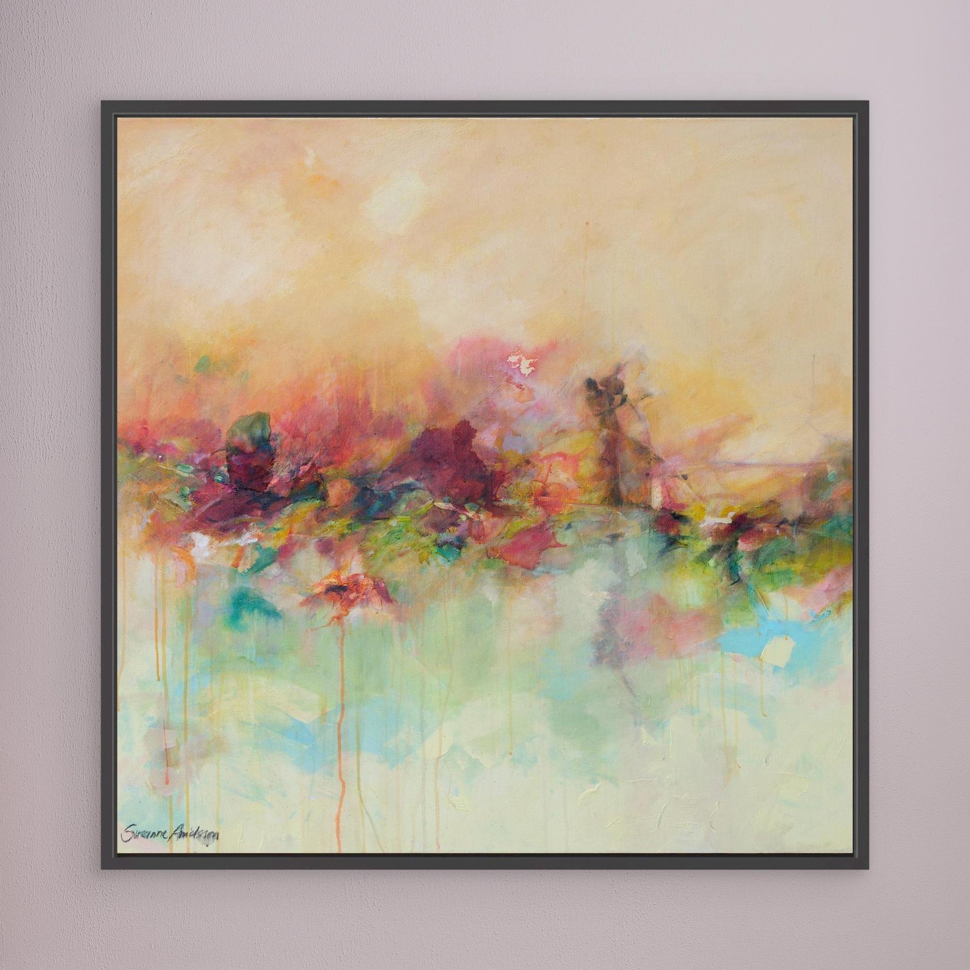 Konsttryck på canvas- Violinisten