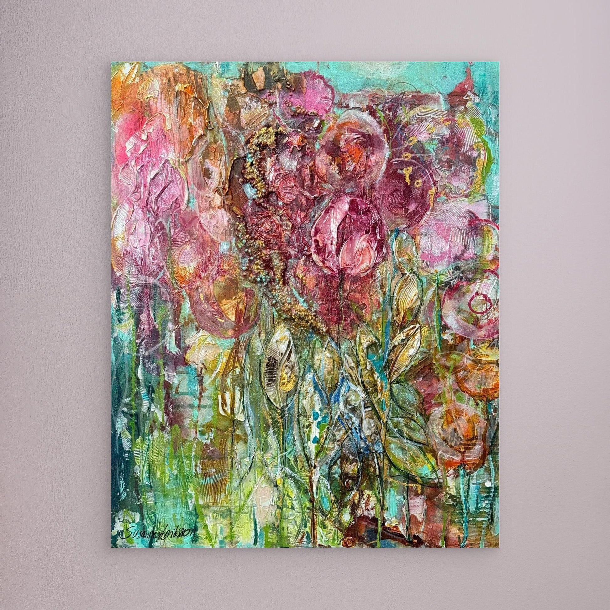 Dream garden - konsttryck på canvas 