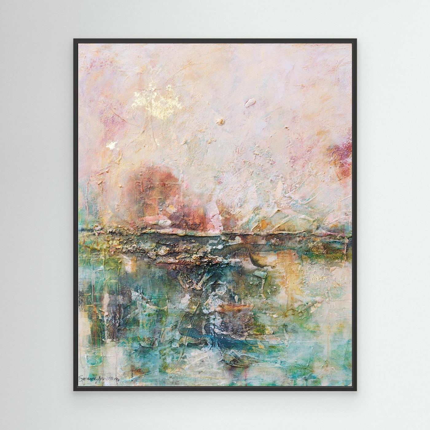 Golden Rhythms – A Journey in Color - Tryck på Canvas