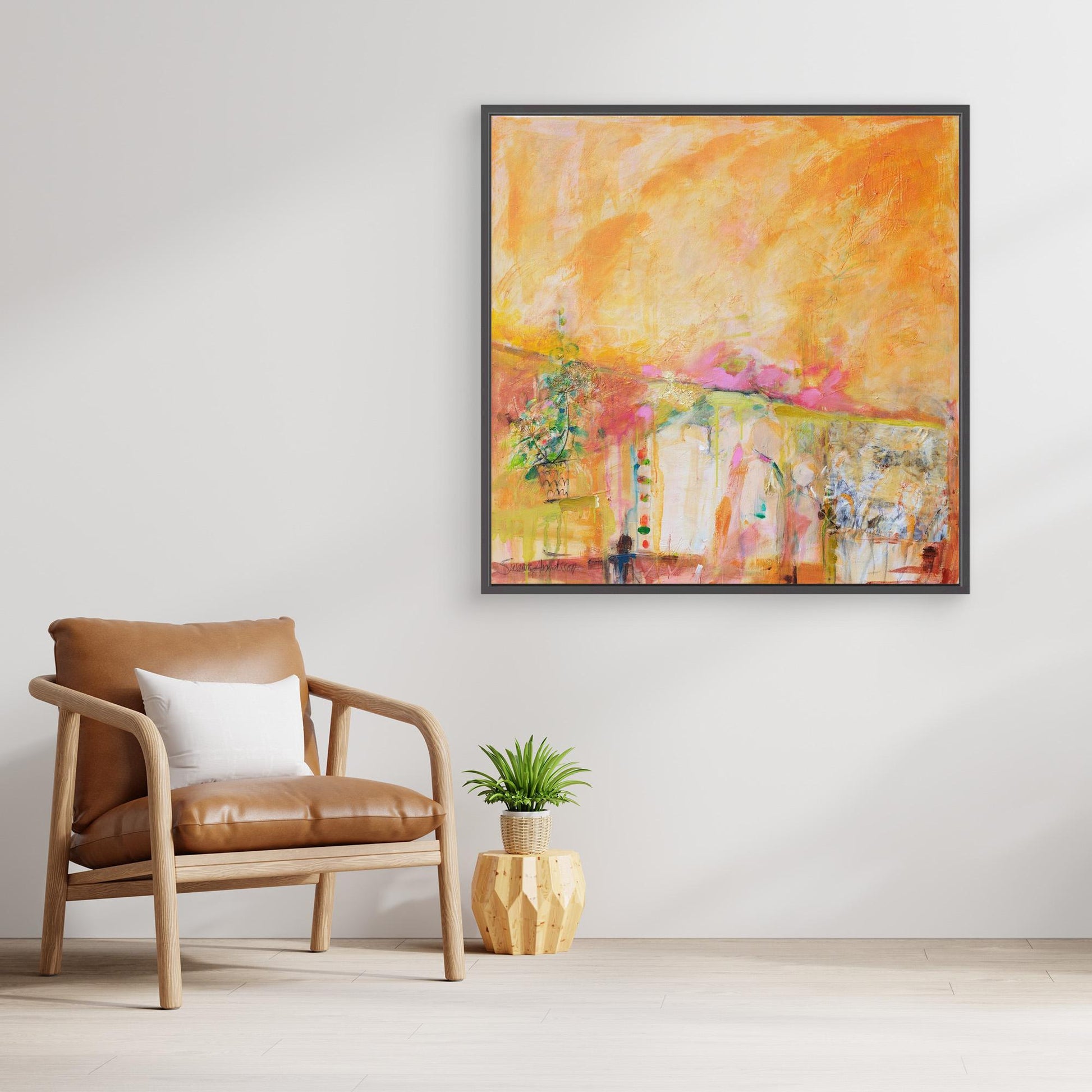 My Orange World - Tryck på Canvas
