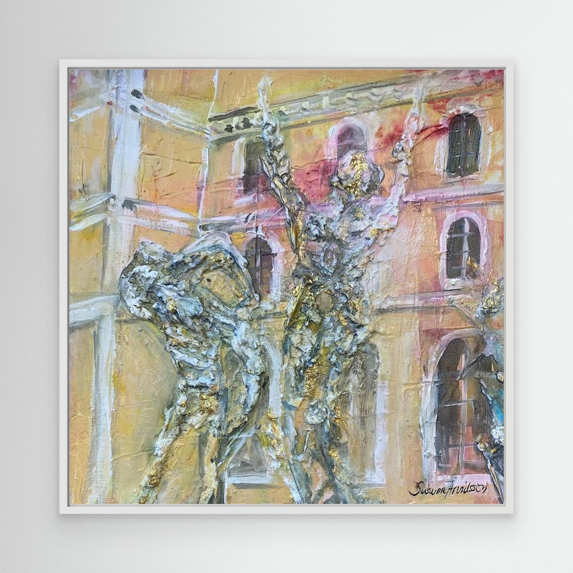 tryck på Canvasduk - Vem tror på sagor här?